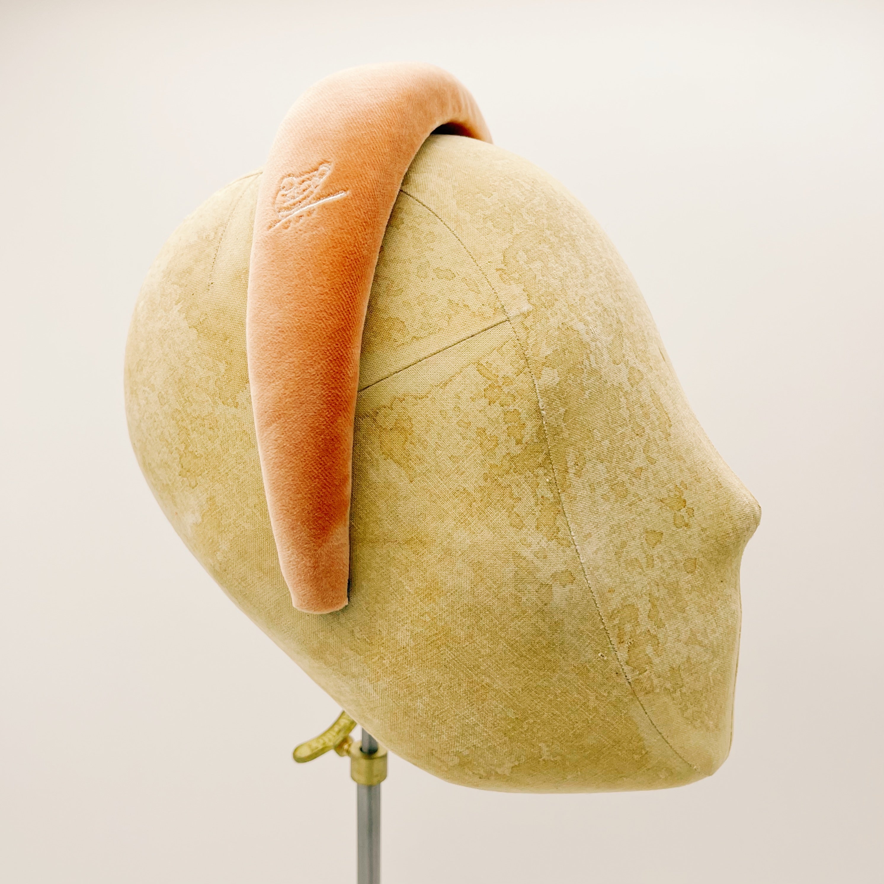 Evelyne Aymon x Cipriani - Bellini Padded Headband with Embroidery