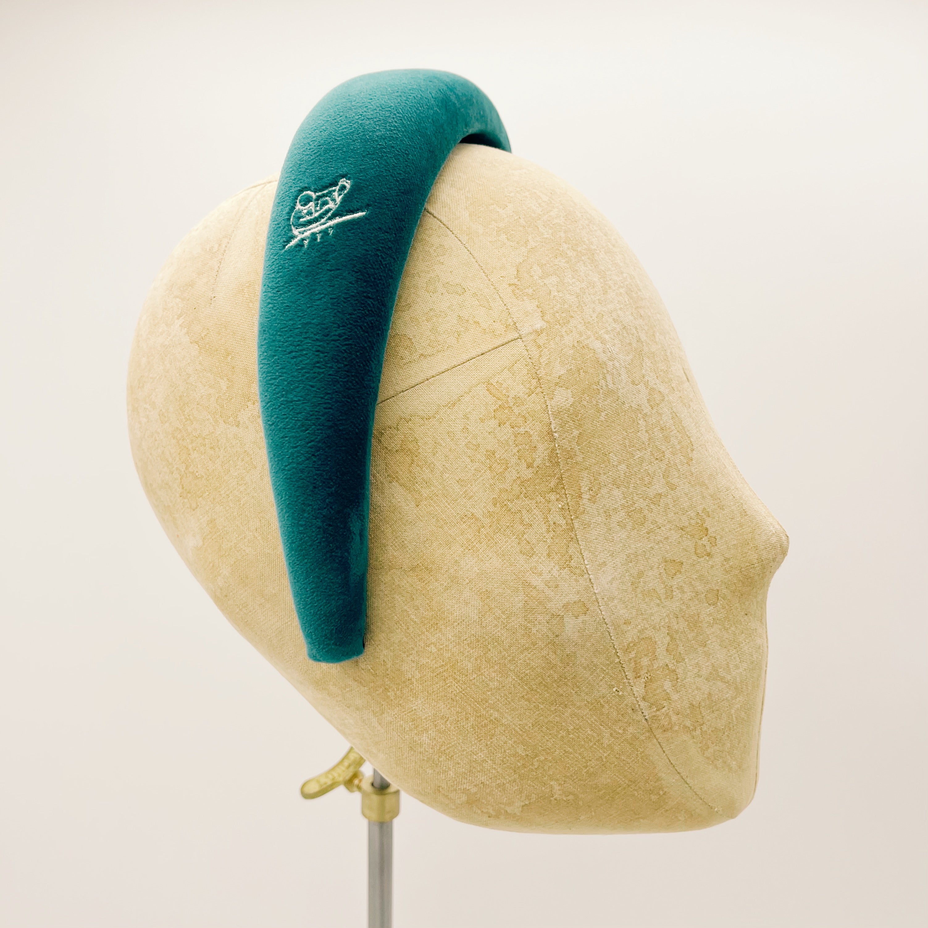 Evelyne Aymon x Cipriani Headband - Ottanio Padded with Embroidery