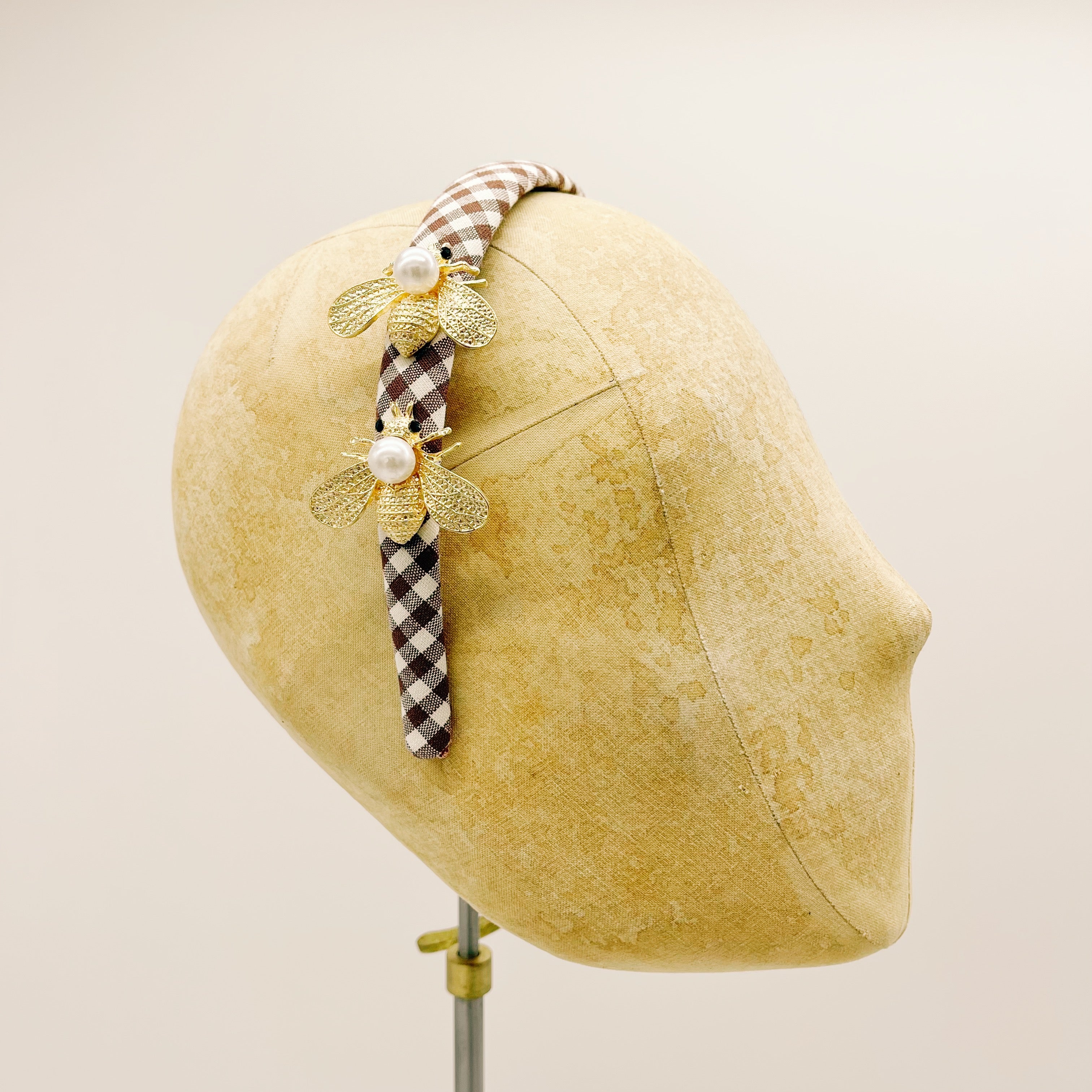 Vichy Brown Mini Series Headband #2