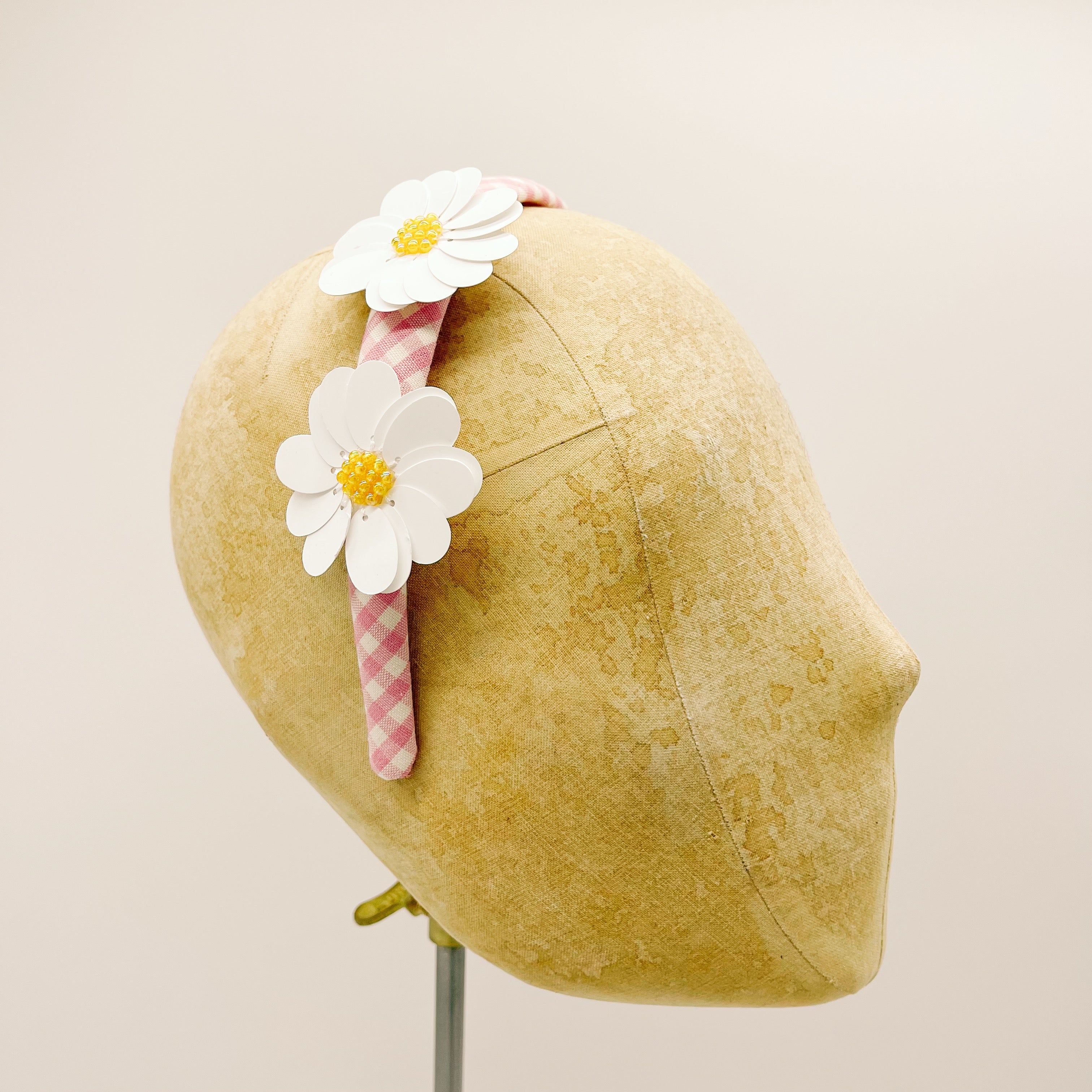 Vichy Pink Mini Series Headband #3