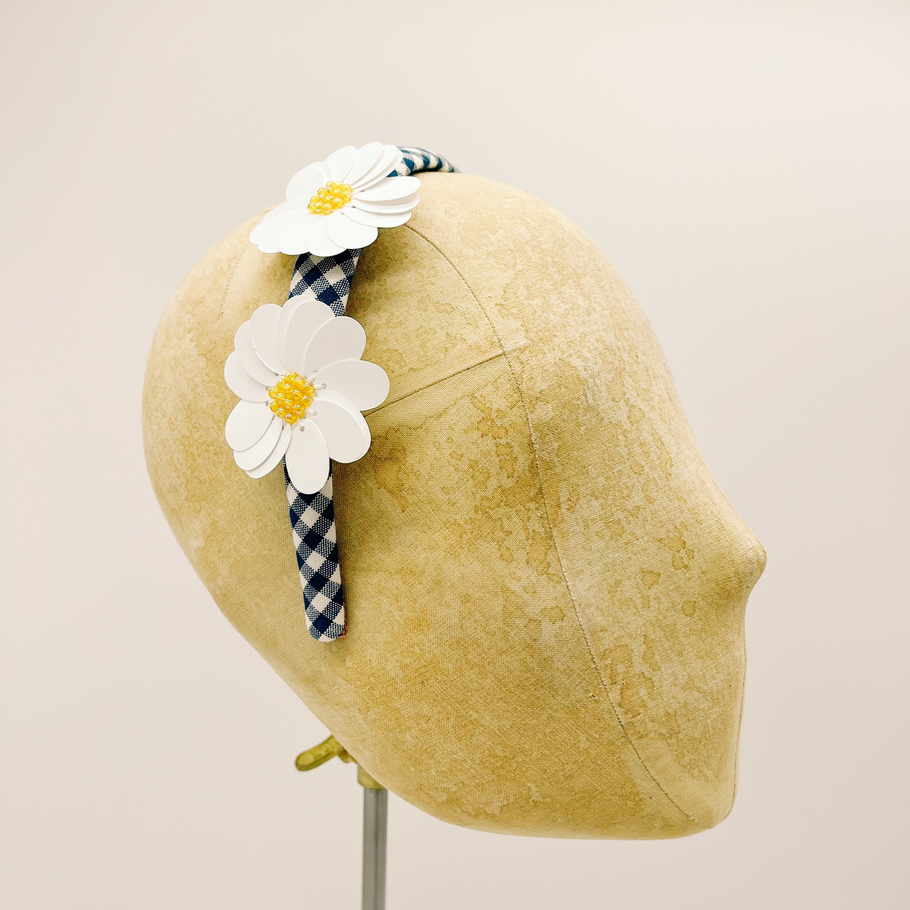 Vichy Blue Mini Series Headband #3