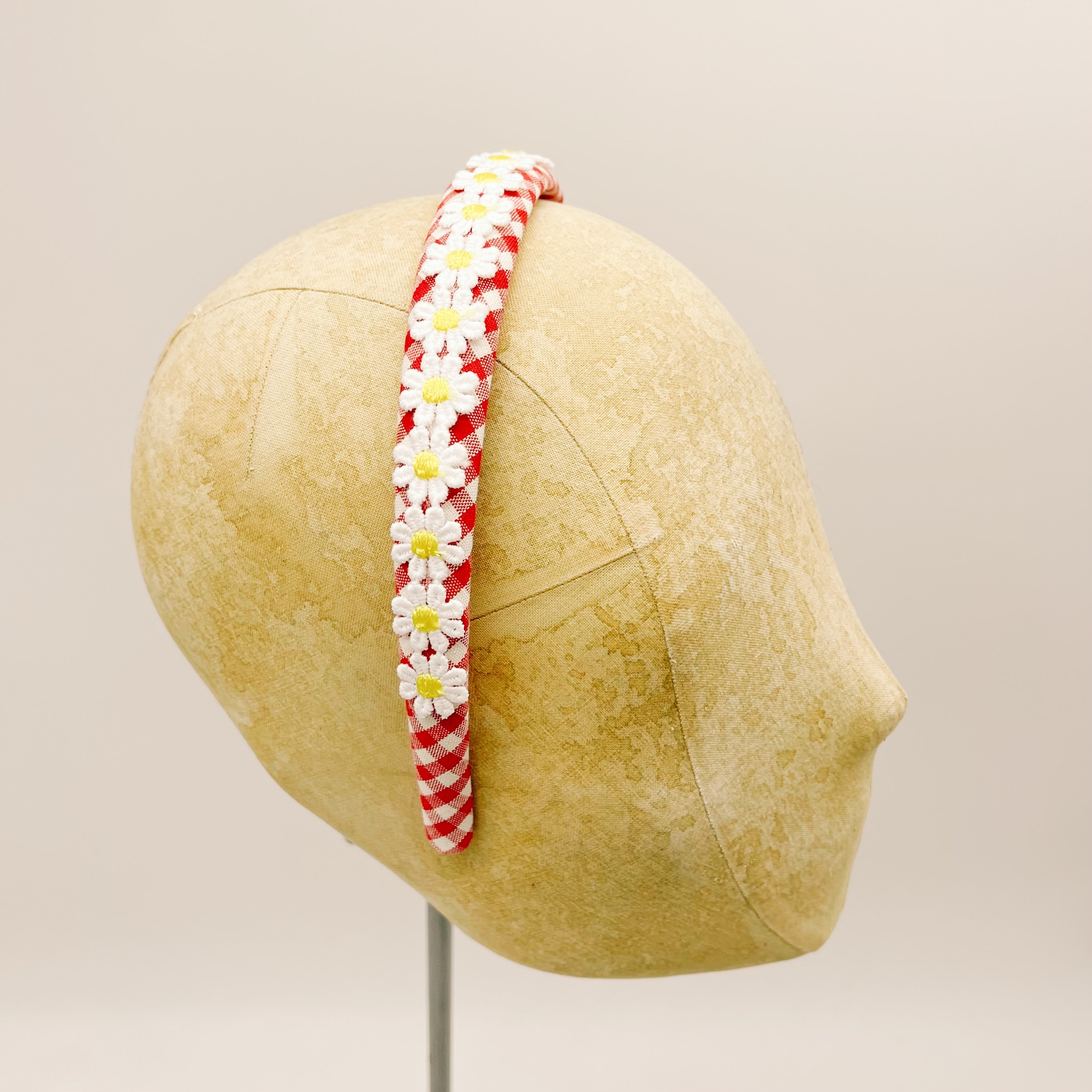 Vichy Red Mini Series Headband #1