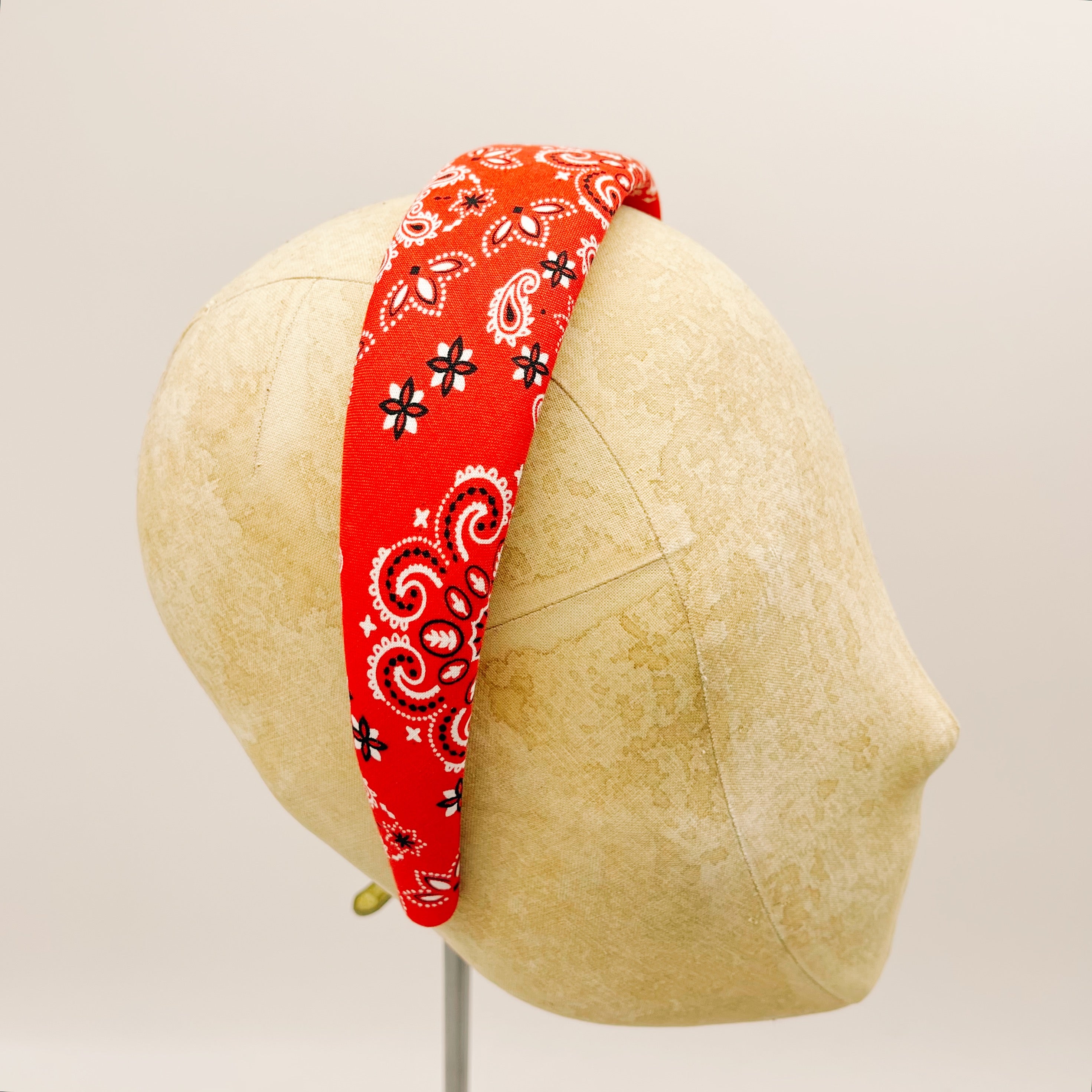 Cerchietto White Japanese Red