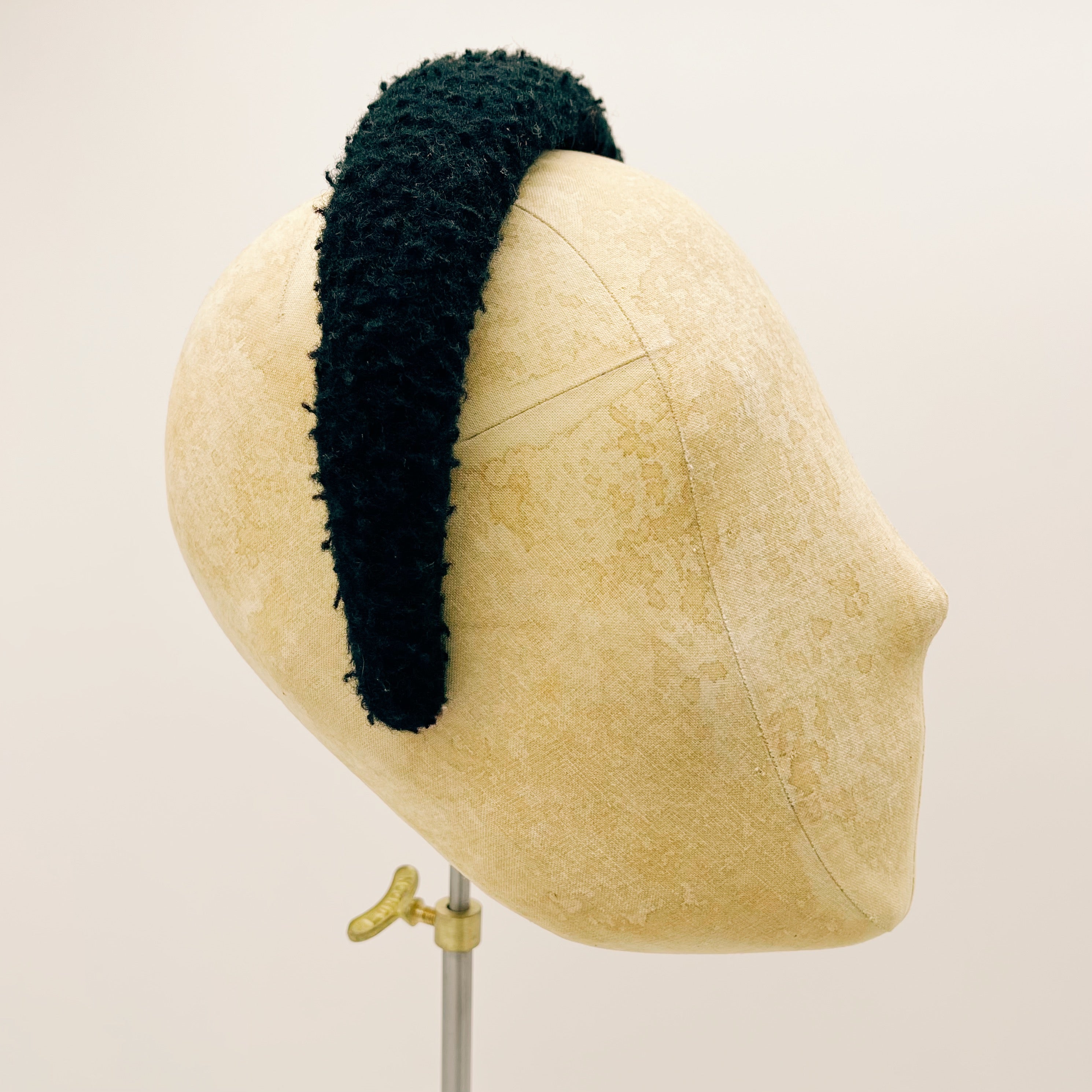 Cerchietto Casentino Nero Padded