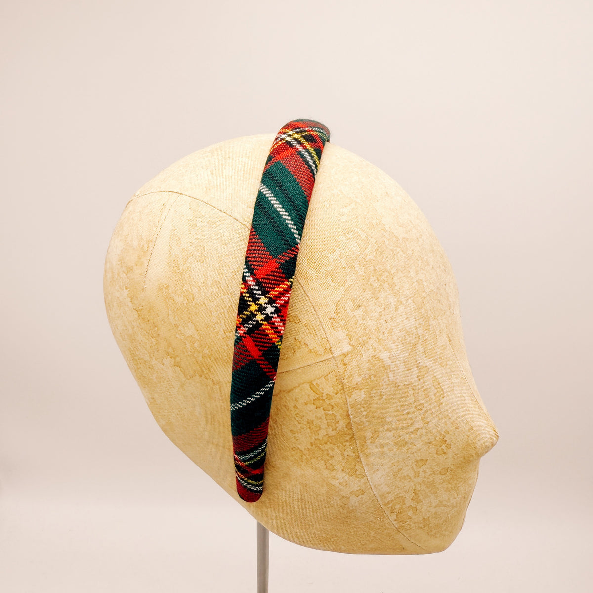 Cerchietto Classic Green Tartan Mini