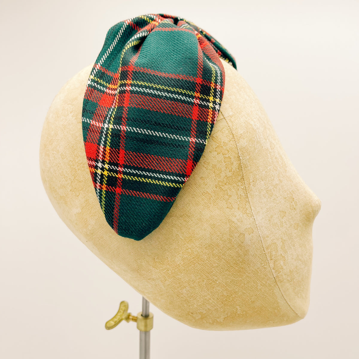 Serre-tête feuille Classic Tartan rouge