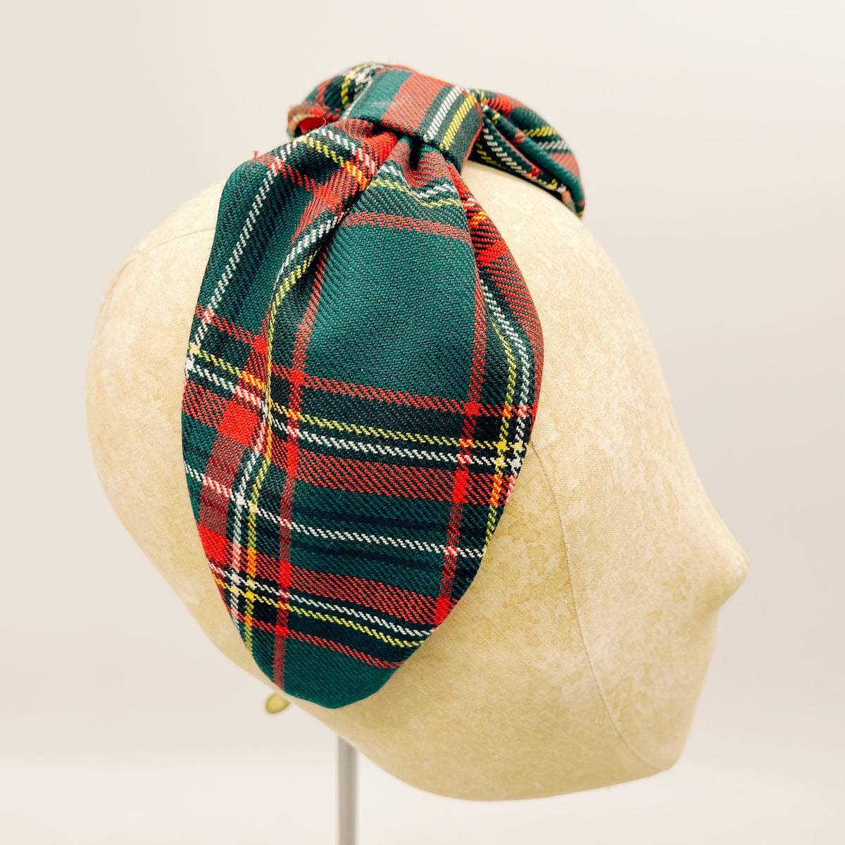 Serre-tête feuille Classic Tartan rouge