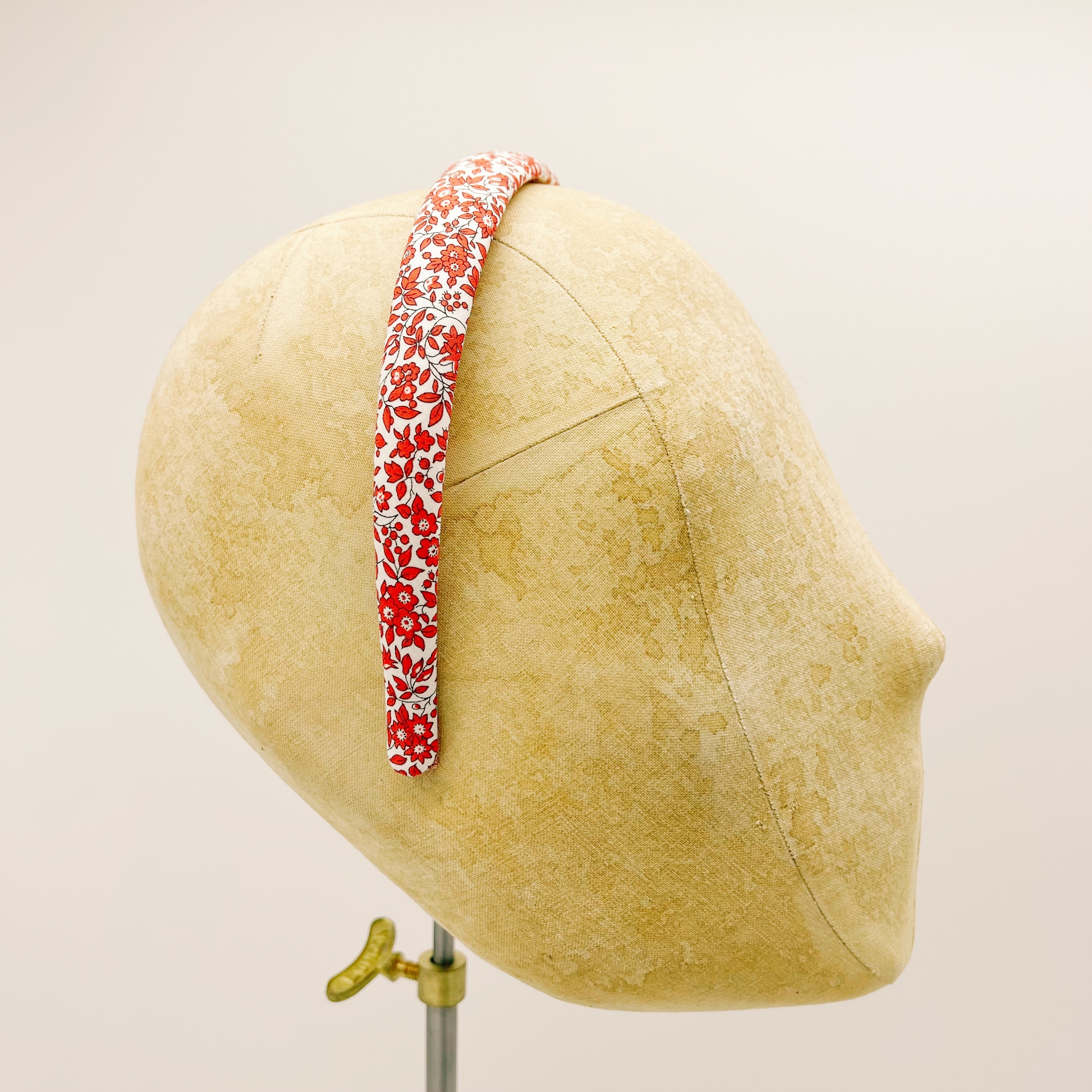 Liberty London Emma and Georgina Red Mini Headband