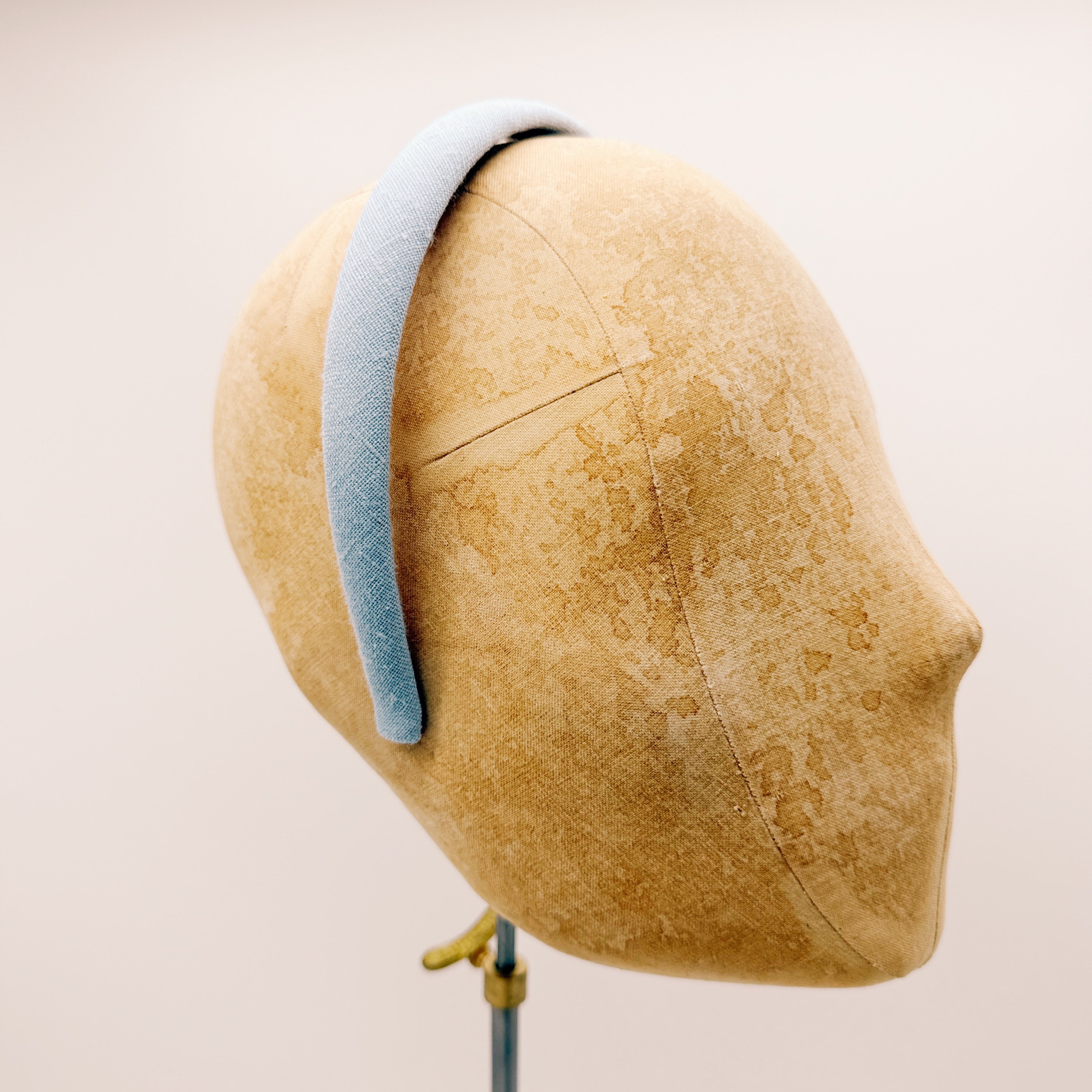 Cerchietto Lino Baby Blue Mini