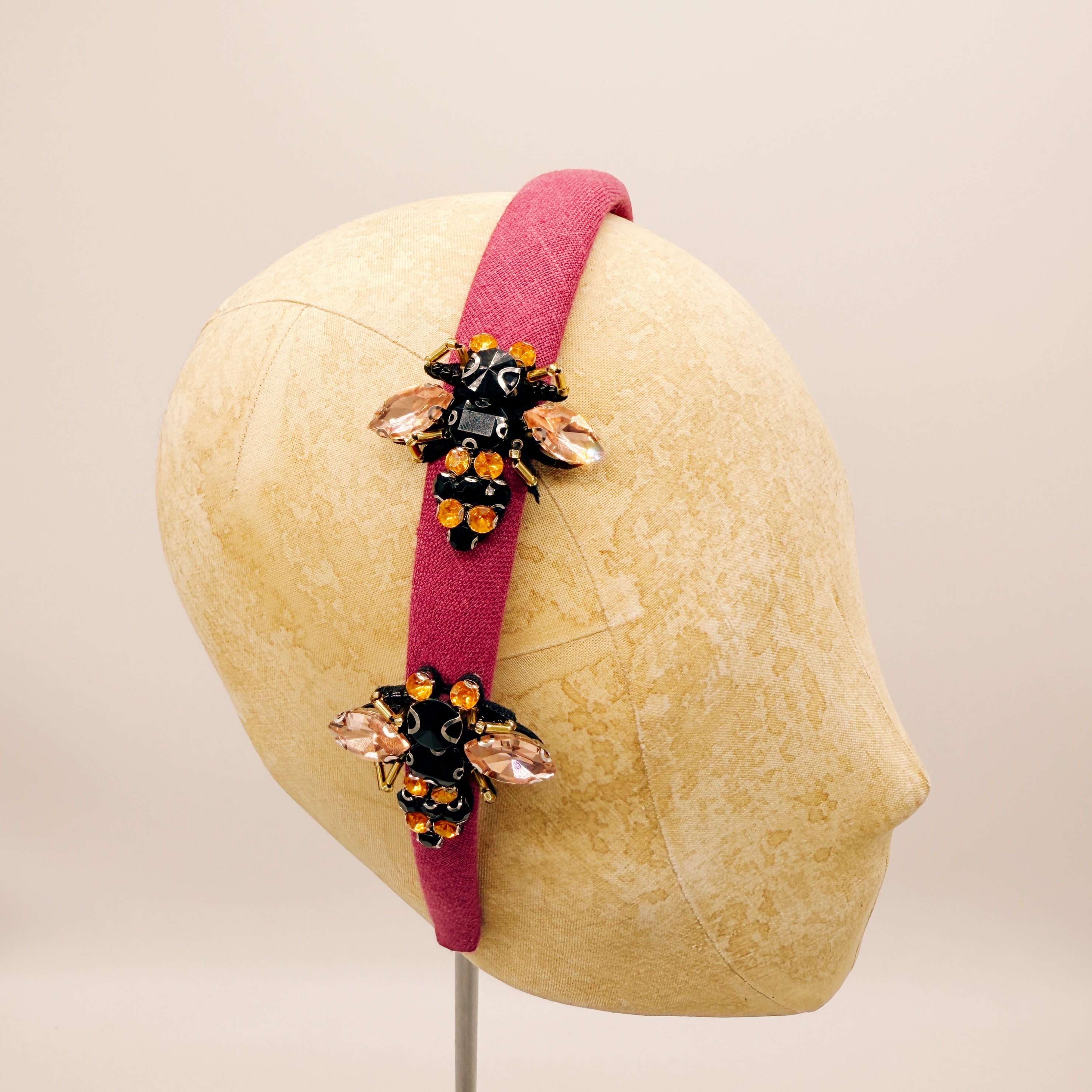 Cerchietto Lino Fuschia Mini Series #1