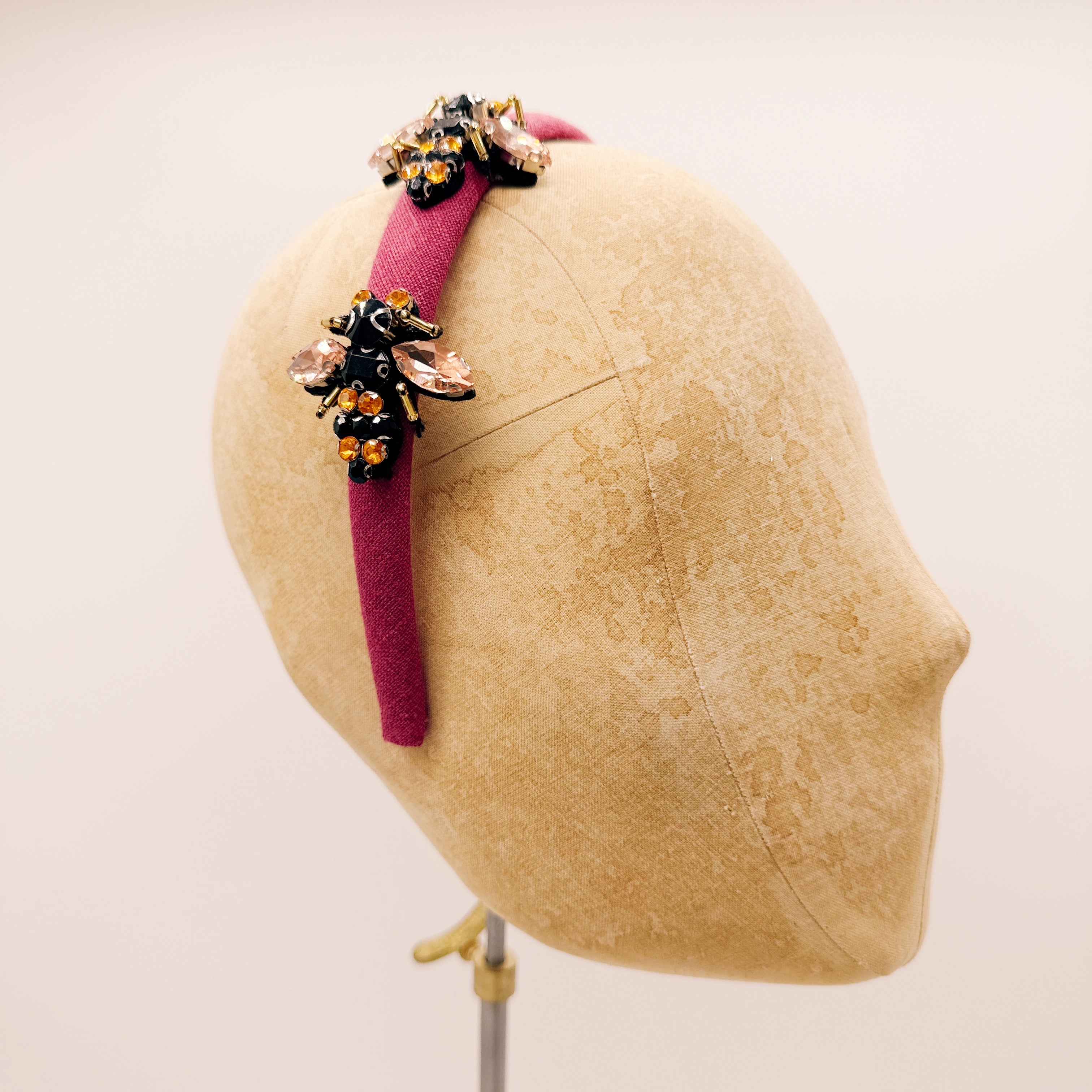 Cerchietto Lino Fuschia Mini Series #1