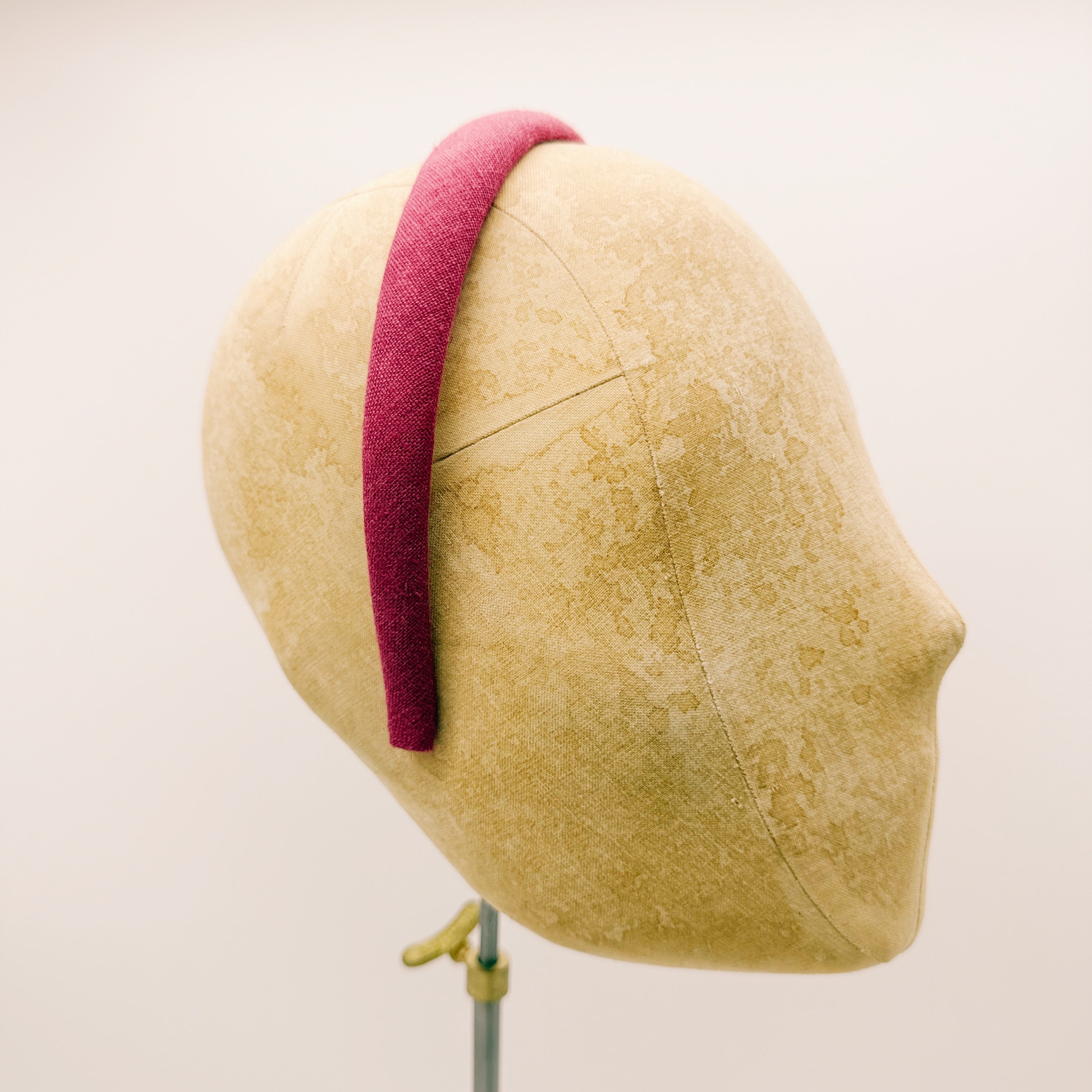Cerchietto Lino Fuschia Mini