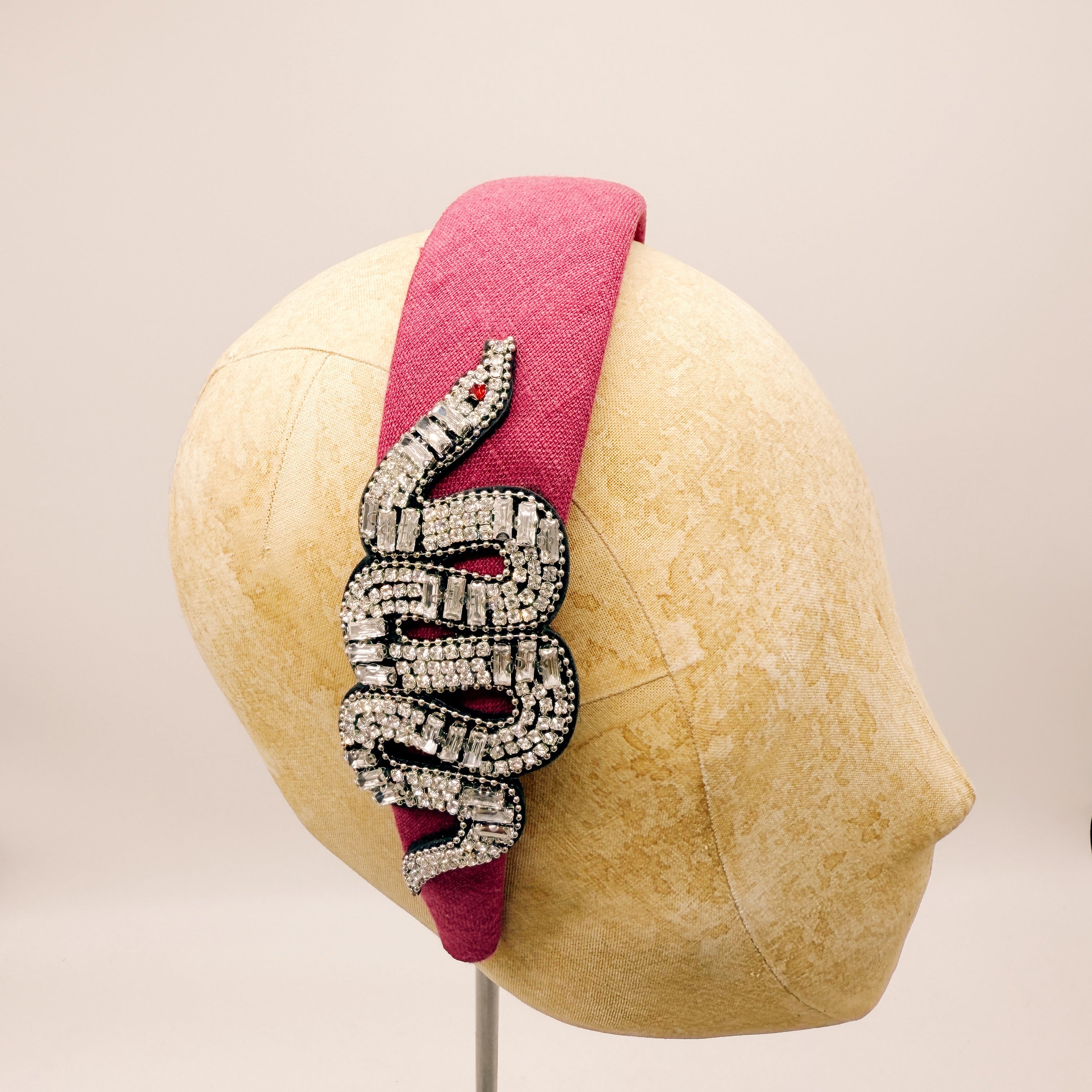 Cerchietto Lino Fuschia Series #6