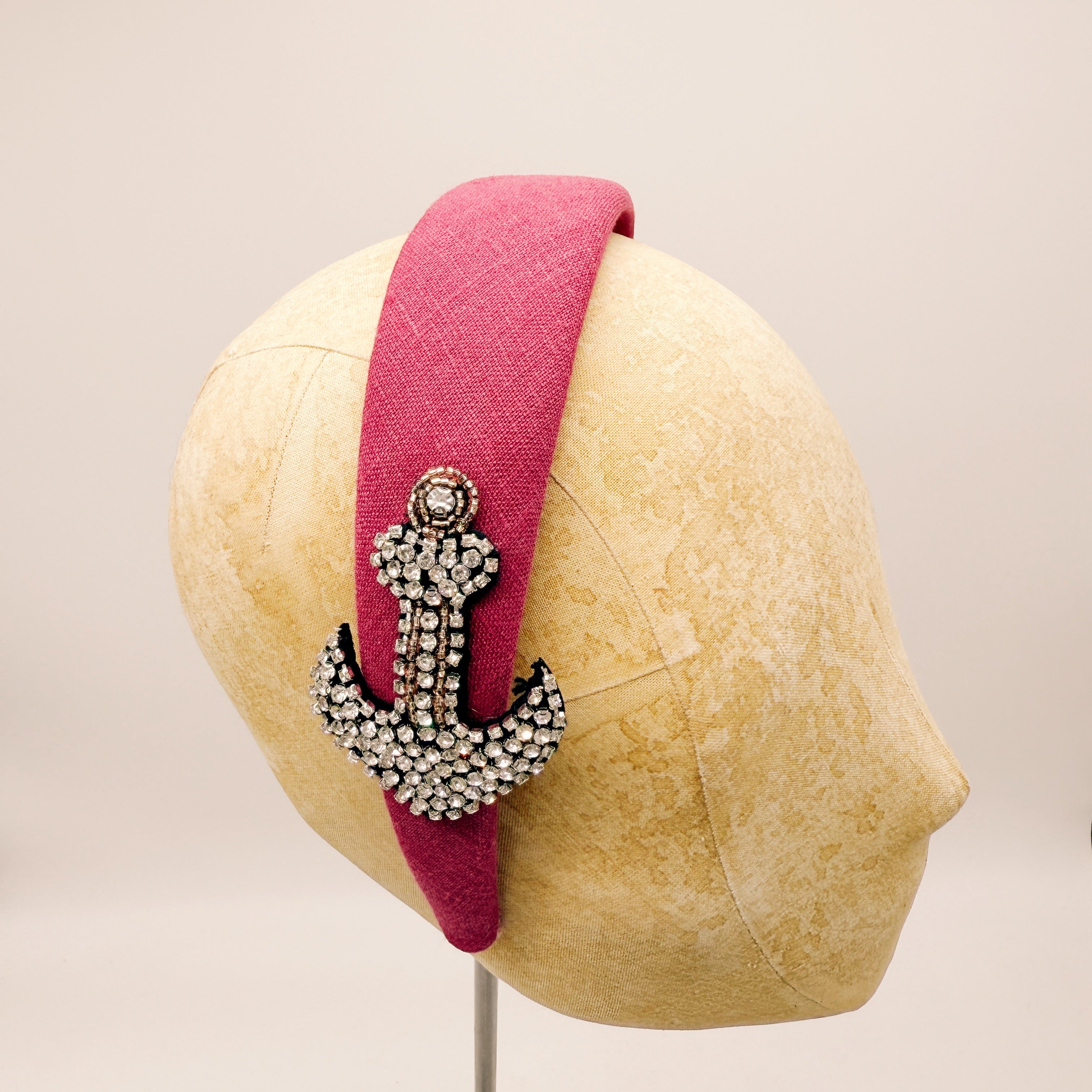 Cerchietto Lino Fuschia Series #5
