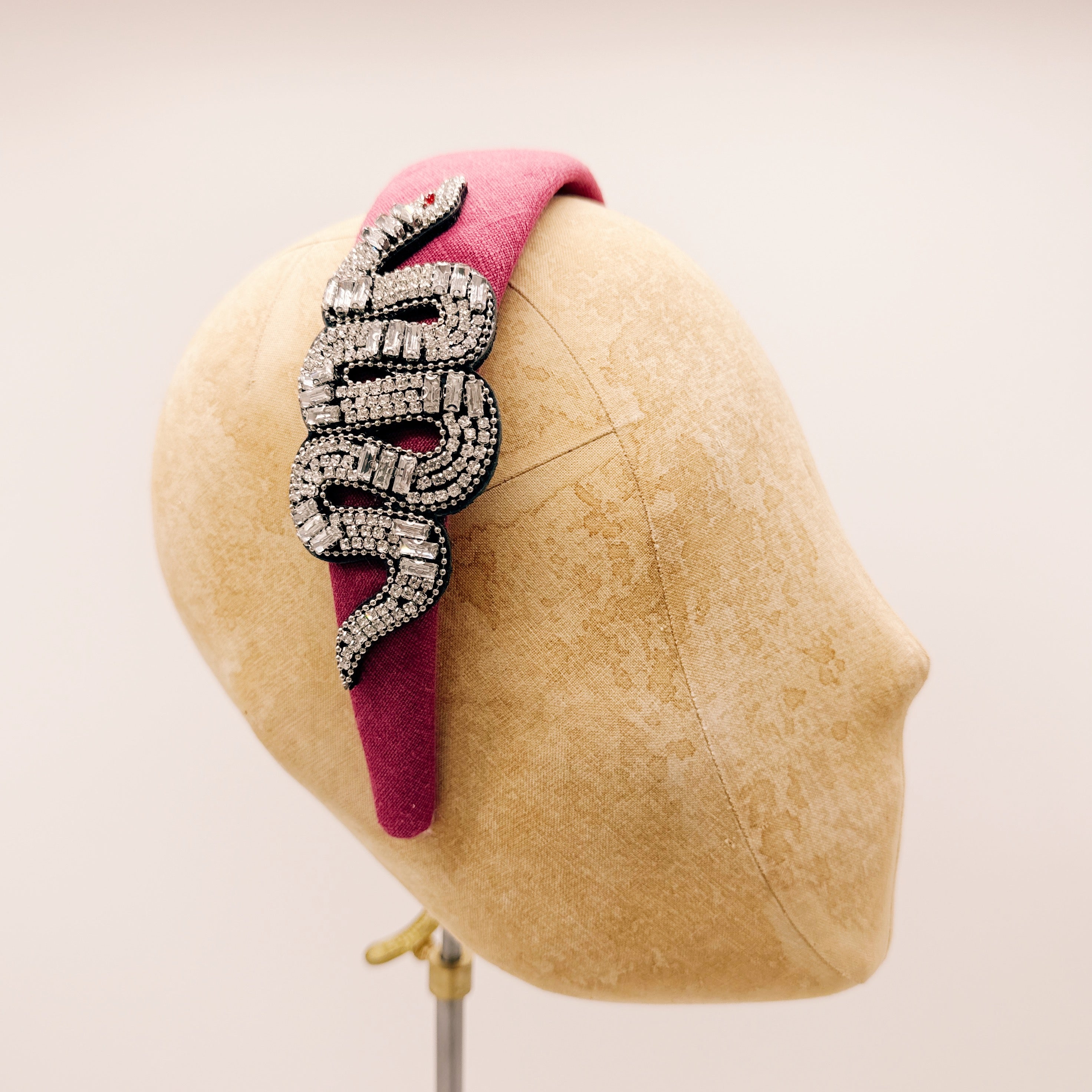 Cerchietto Lino Fuschia Series #6