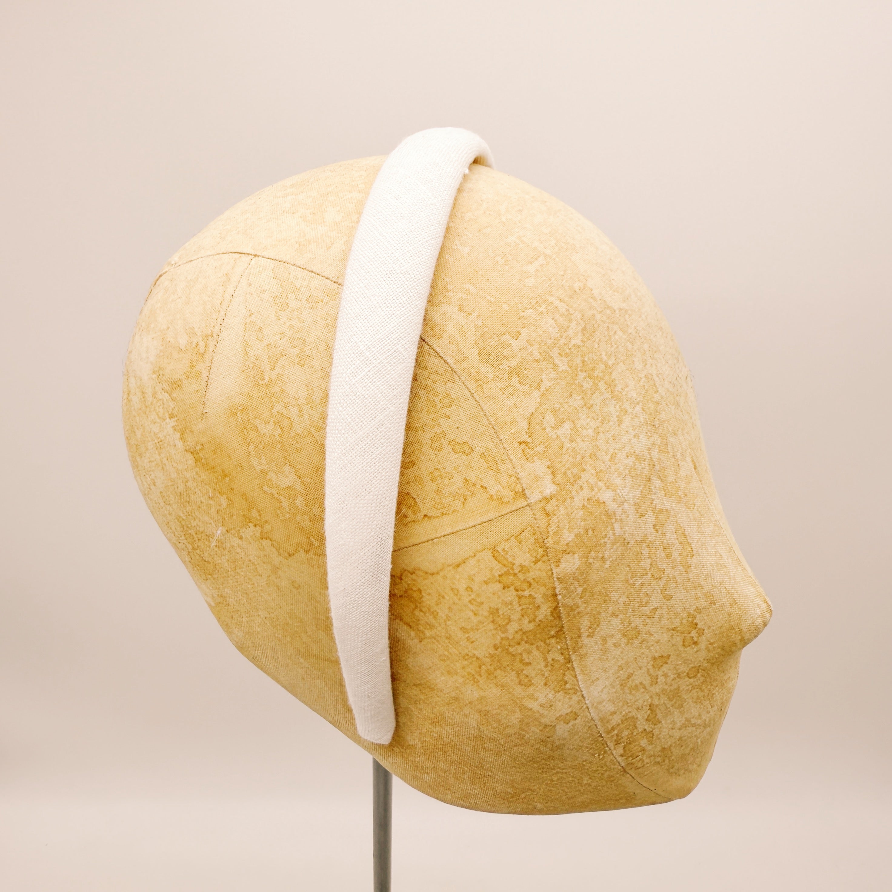 Cerchietto Lino White Mini
