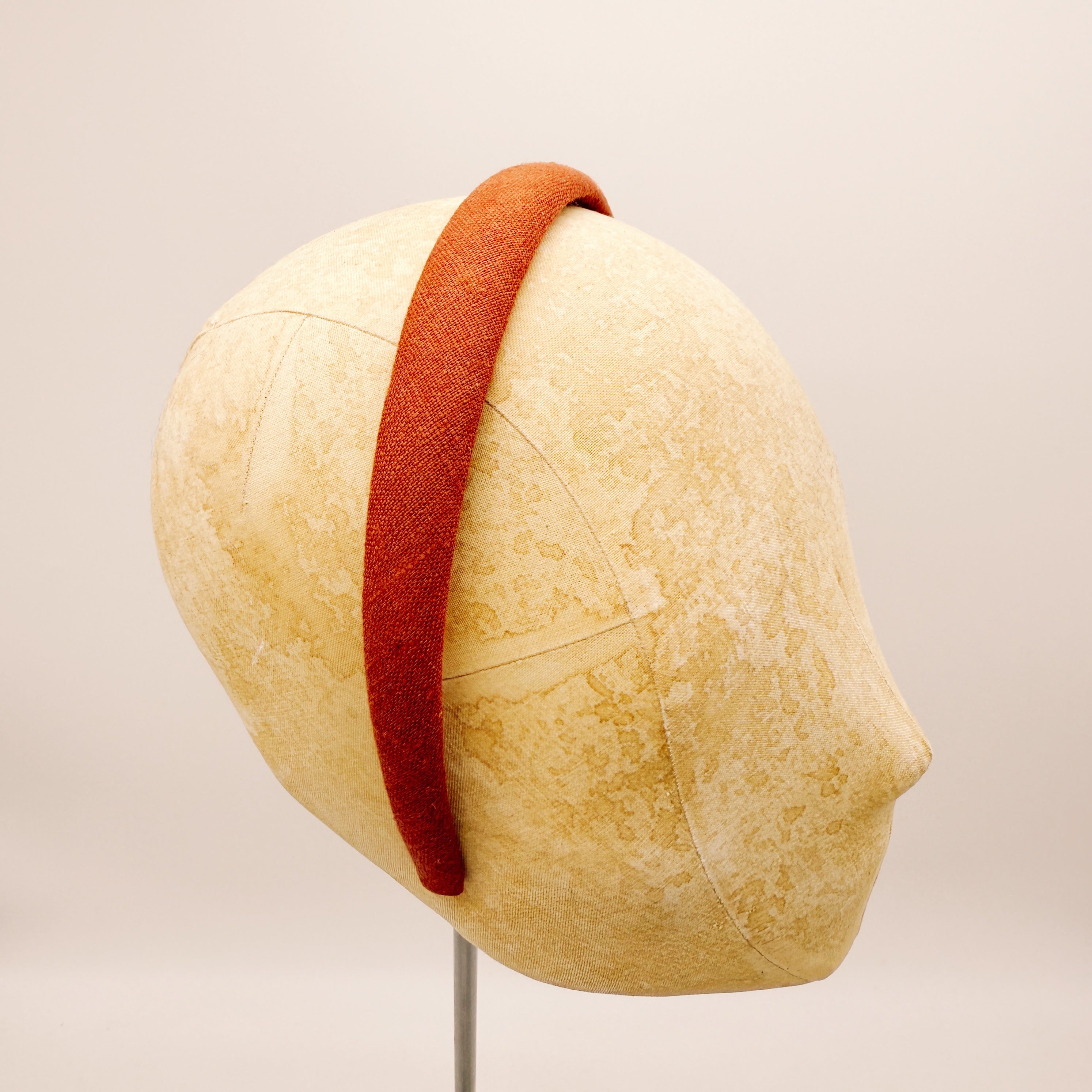 Rusty Linen Mini Headband