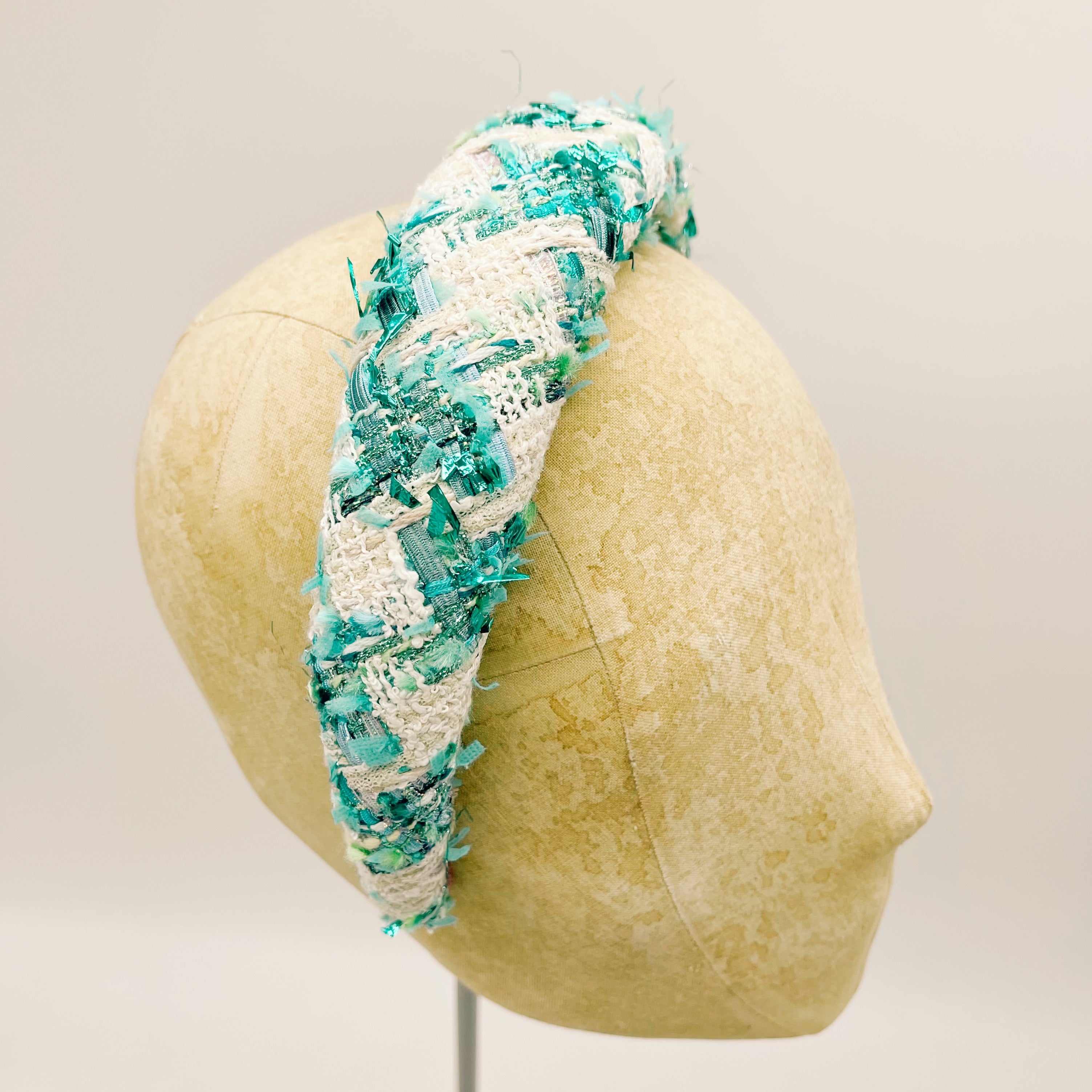 Tweed Padded Headband No. 10