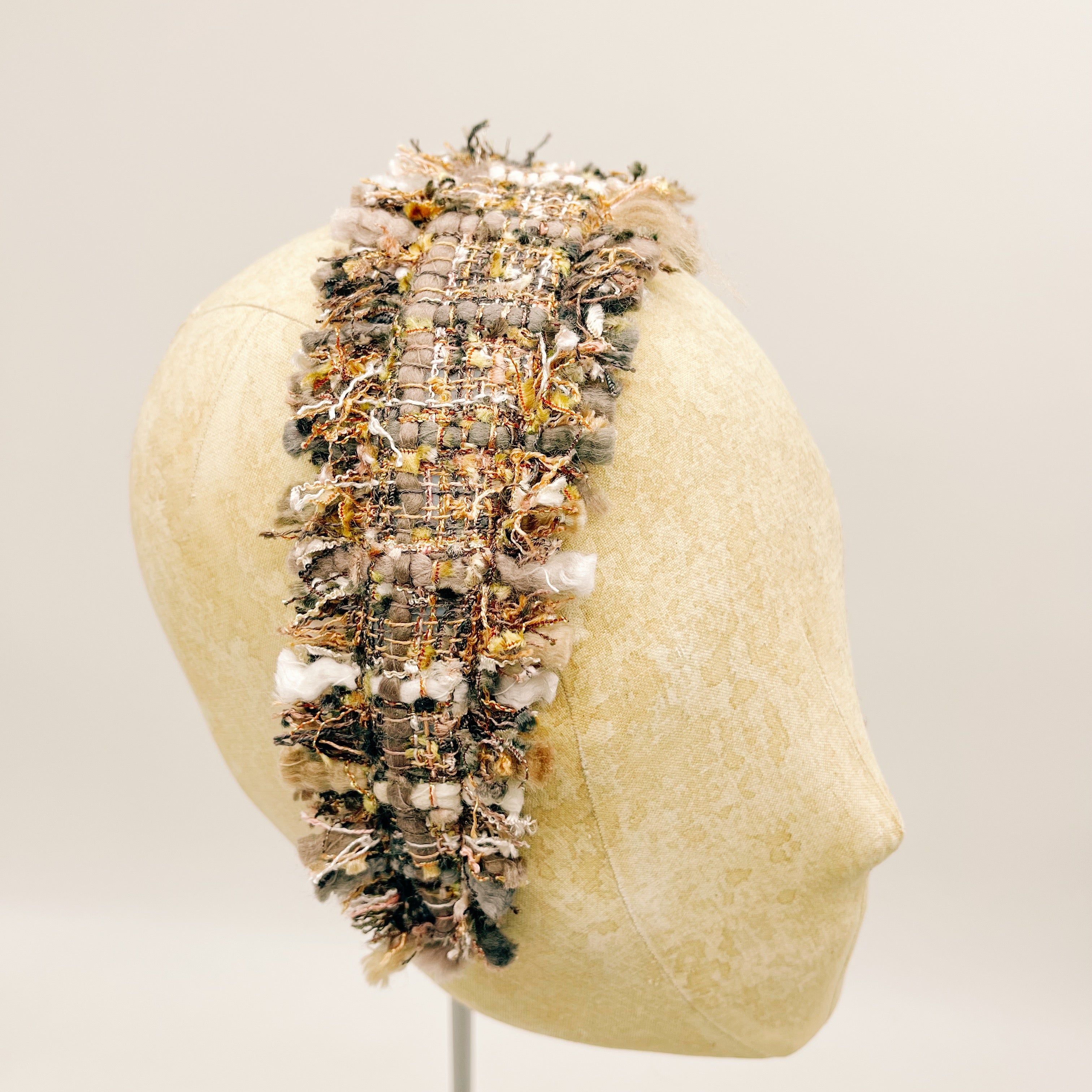 Headband Tweed Fringes No. 9