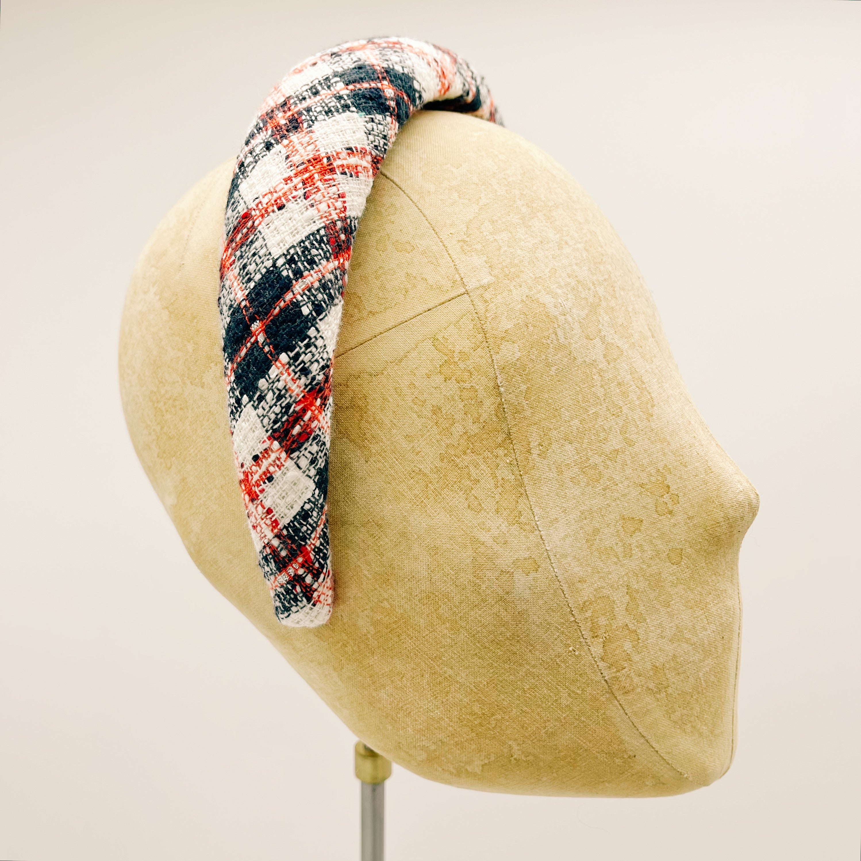 Padded Tweed Headband No. 3