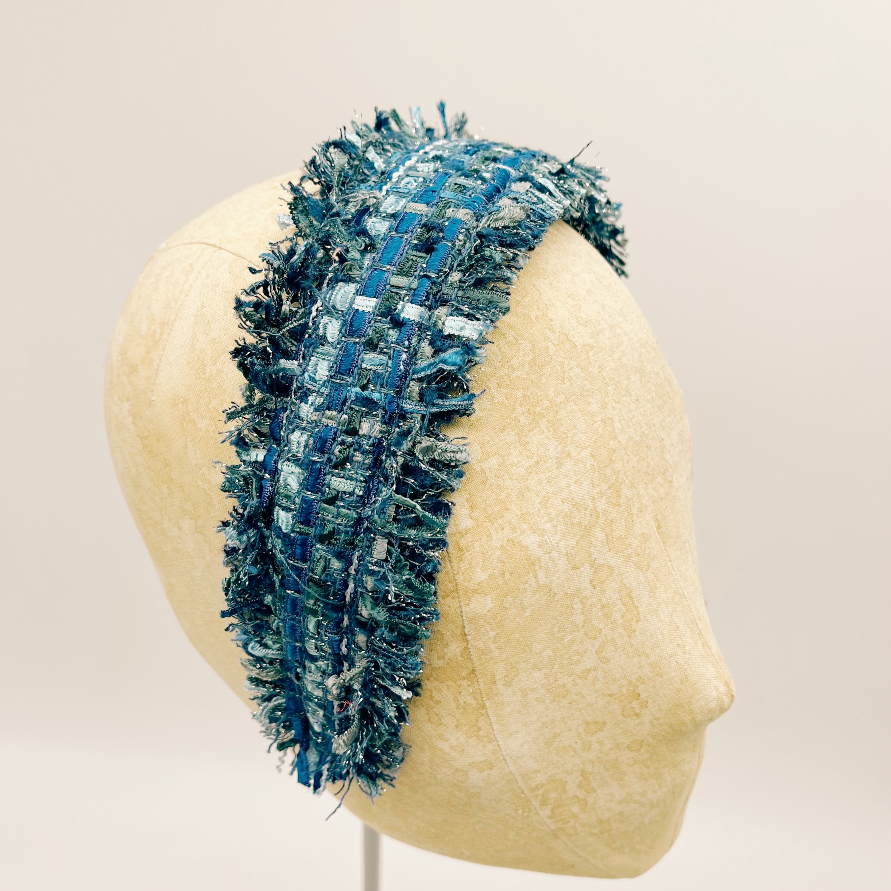 Headband Tweed Fringes No. 11