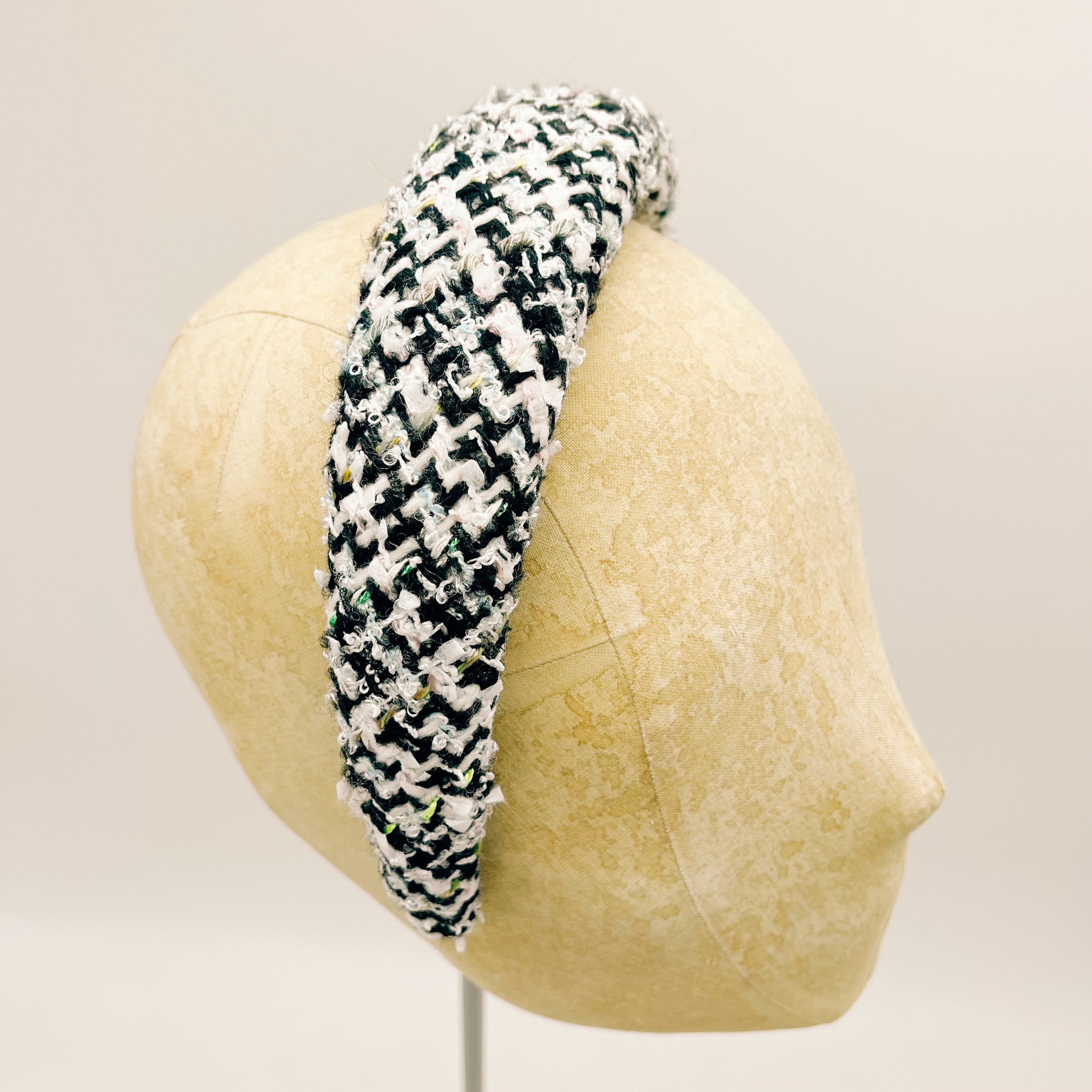 Padded Tweed Headband No. 4