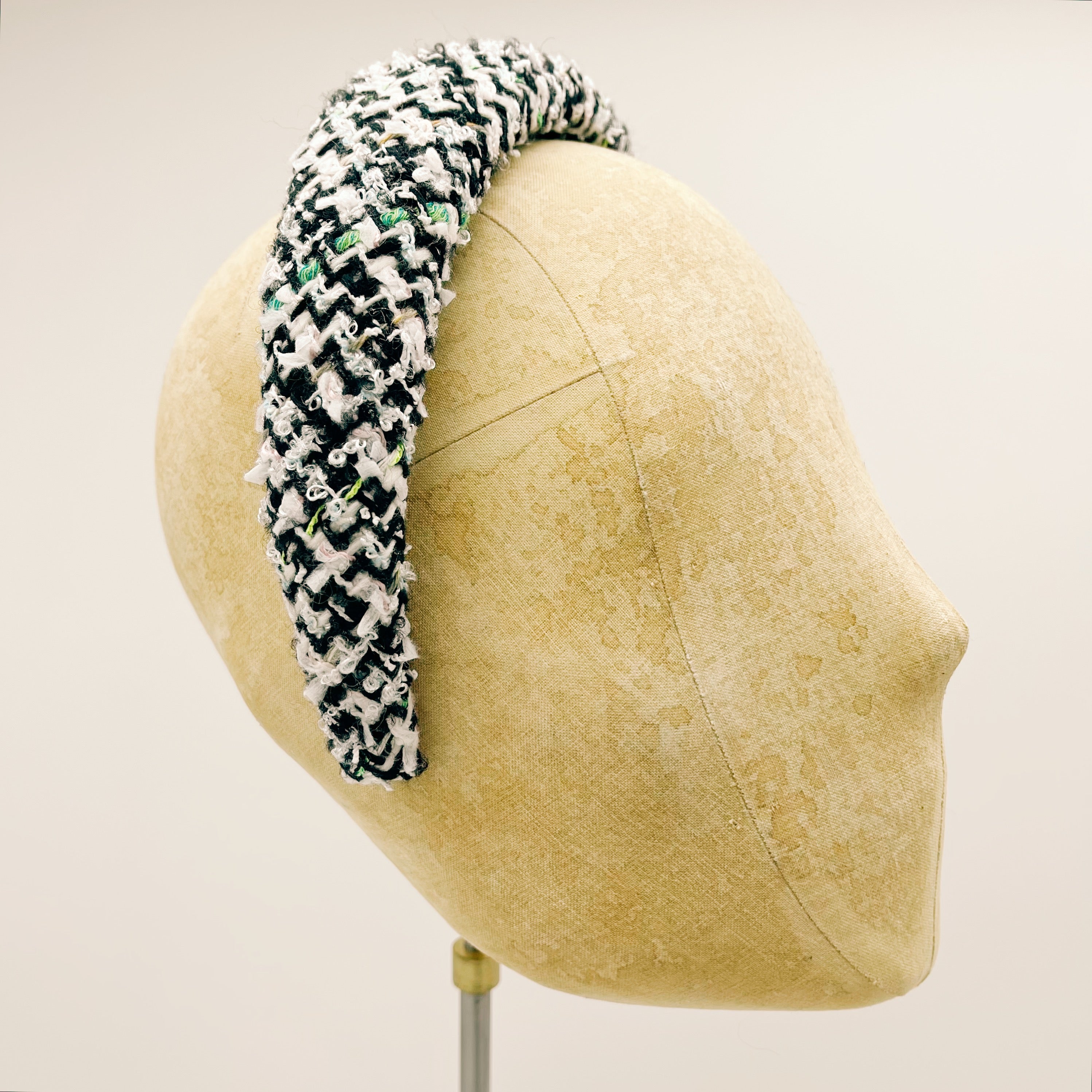 Padded Tweed Headband No. 4