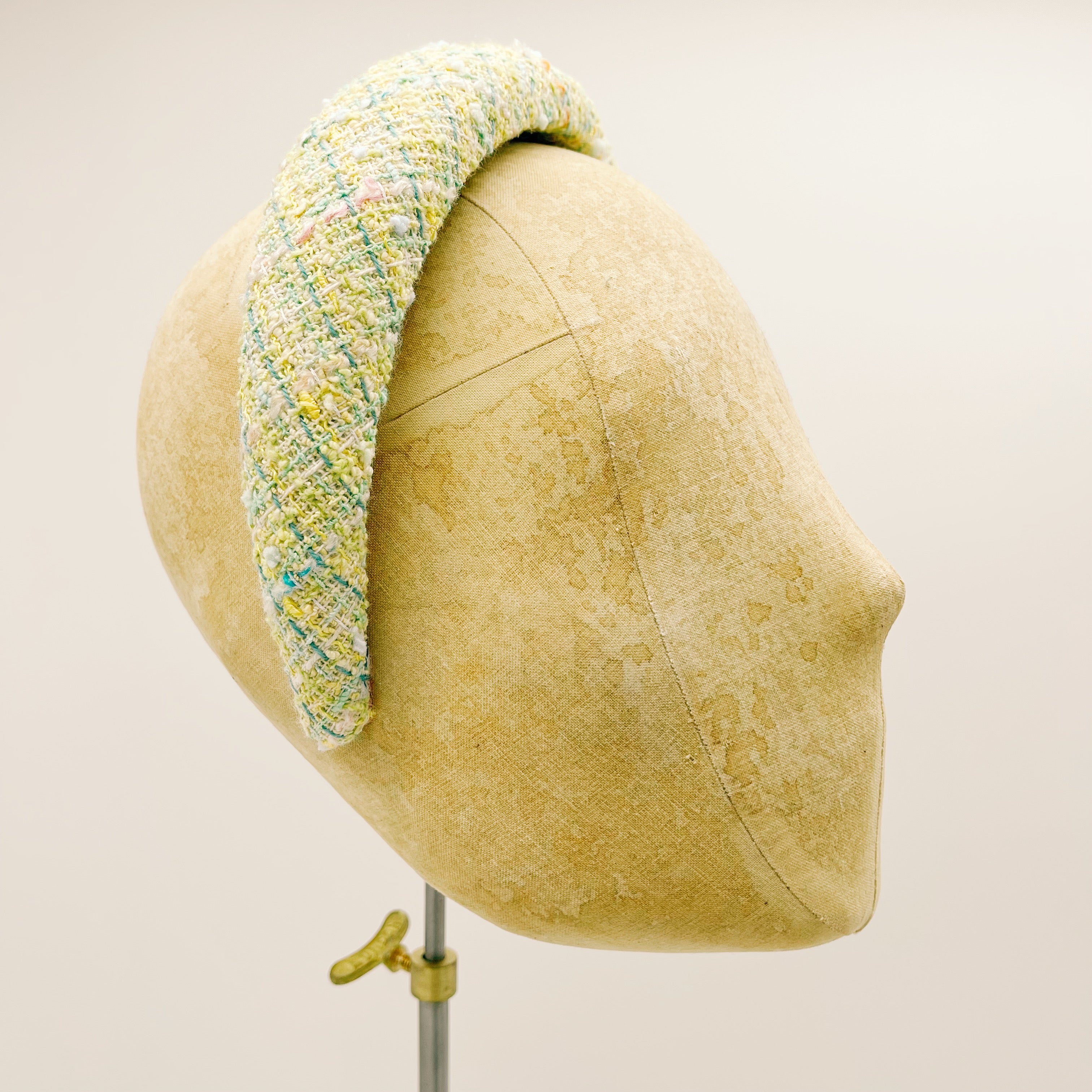 Tweed Padded Headband No. 13