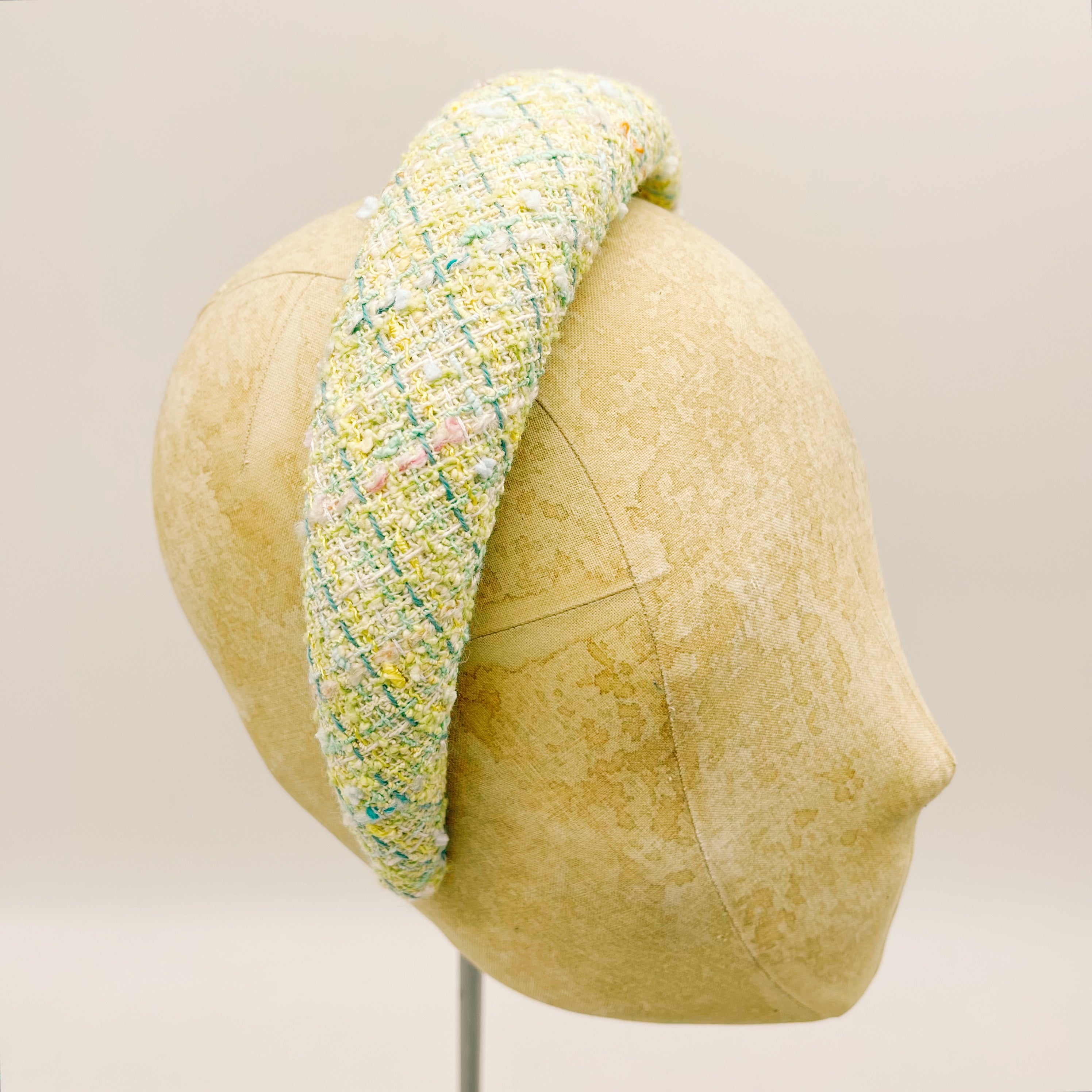 Tweed Padded Headband No. 13