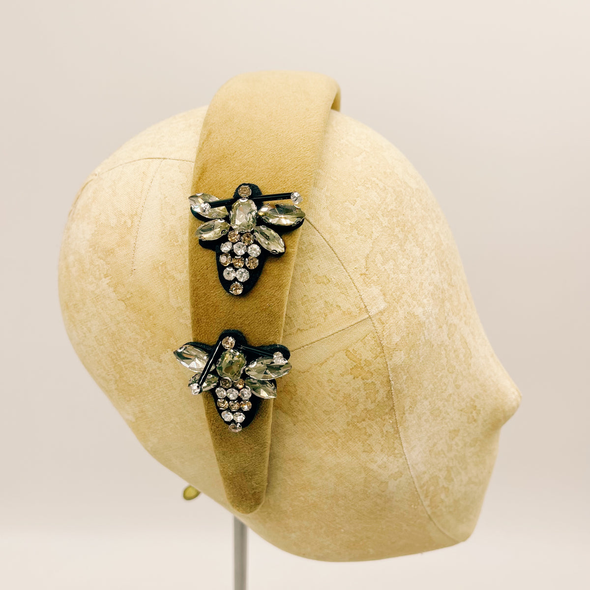 Camel Velvet Headband – Series #4