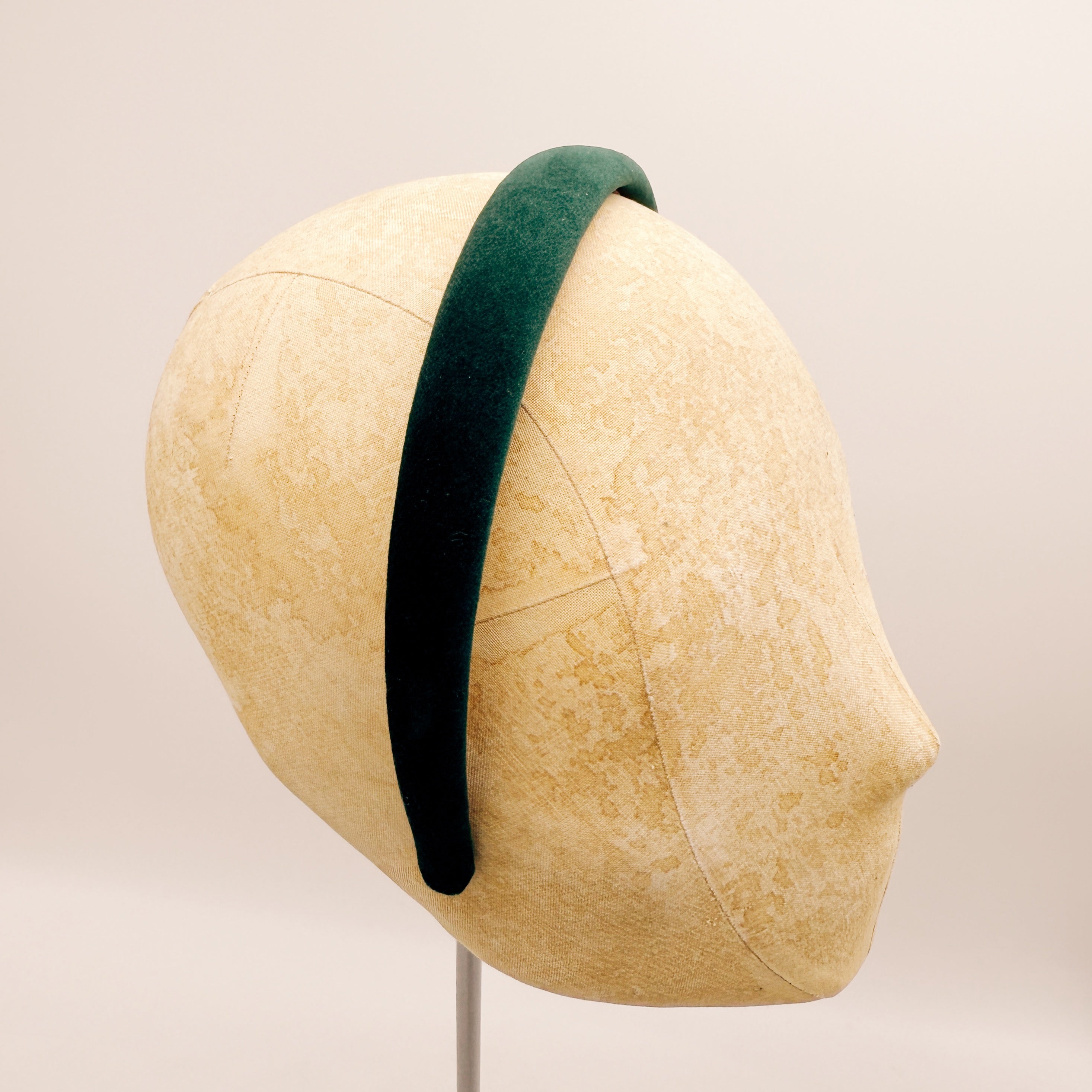 Cerchietto Velluto Forest Green Mini
