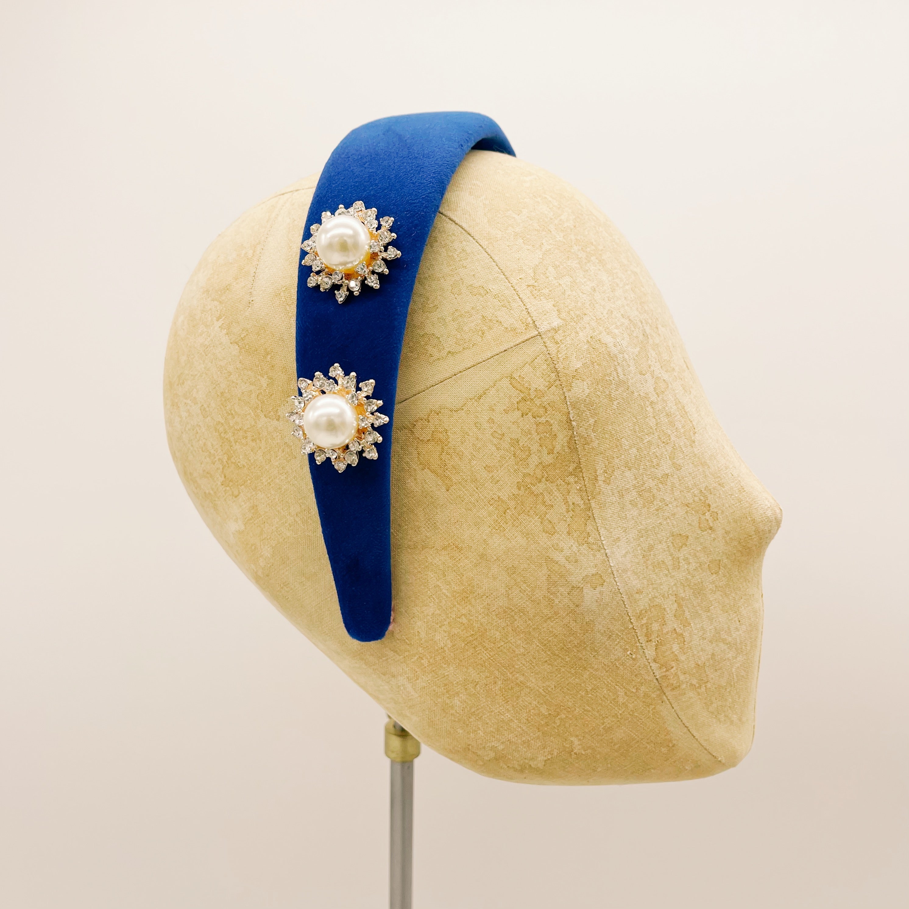 Cerchietto Velluto Royal Blue Series #5