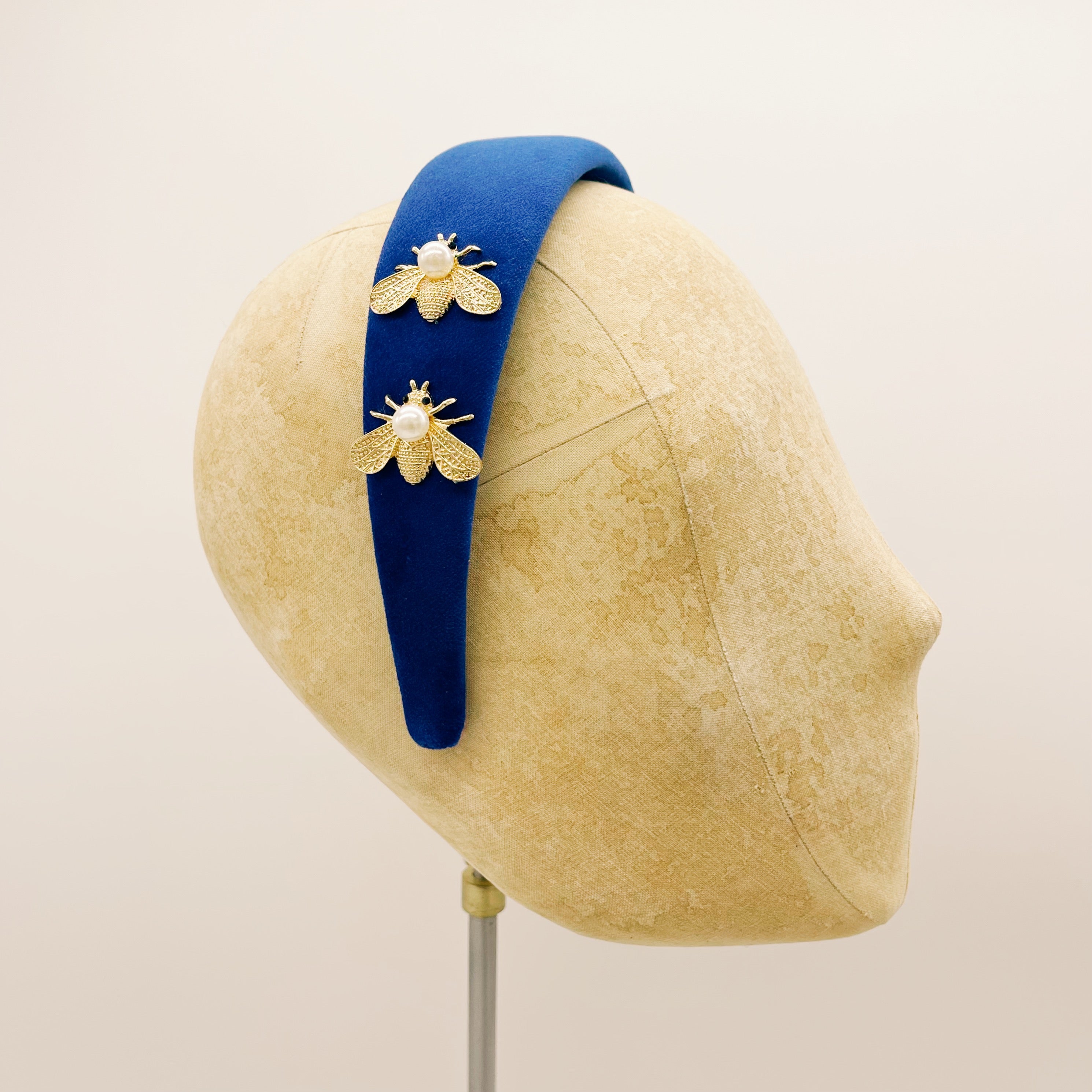 Cerchietto Velluto Royal Blue Series #4