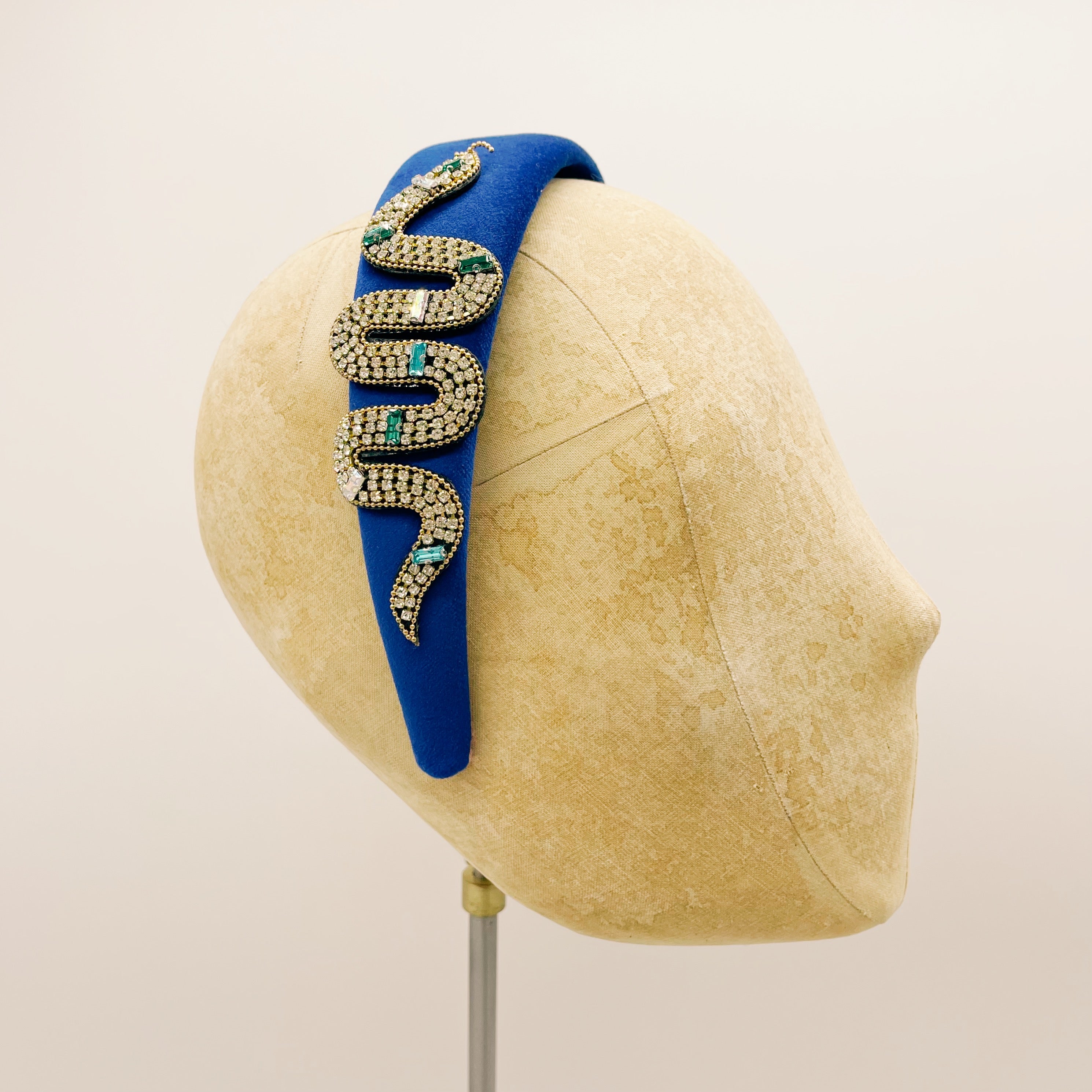 Cerchietto Velluto Royal Blue Series #1