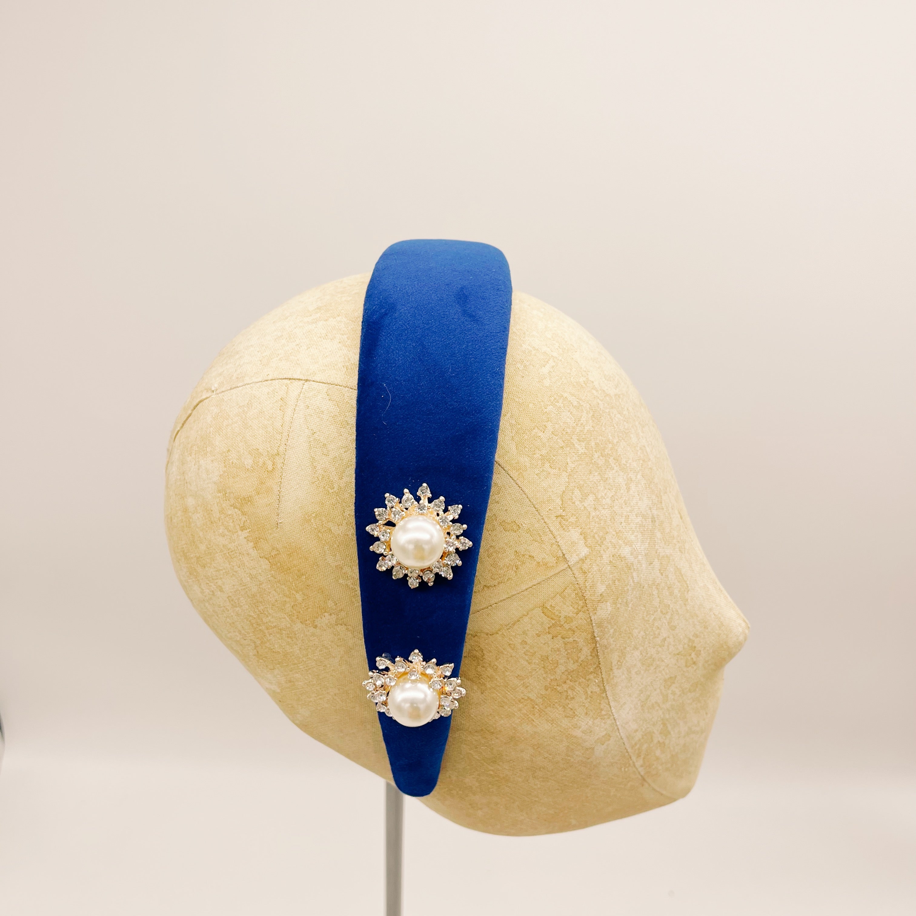 Cerchietto Velluto Royal Blue Series #5