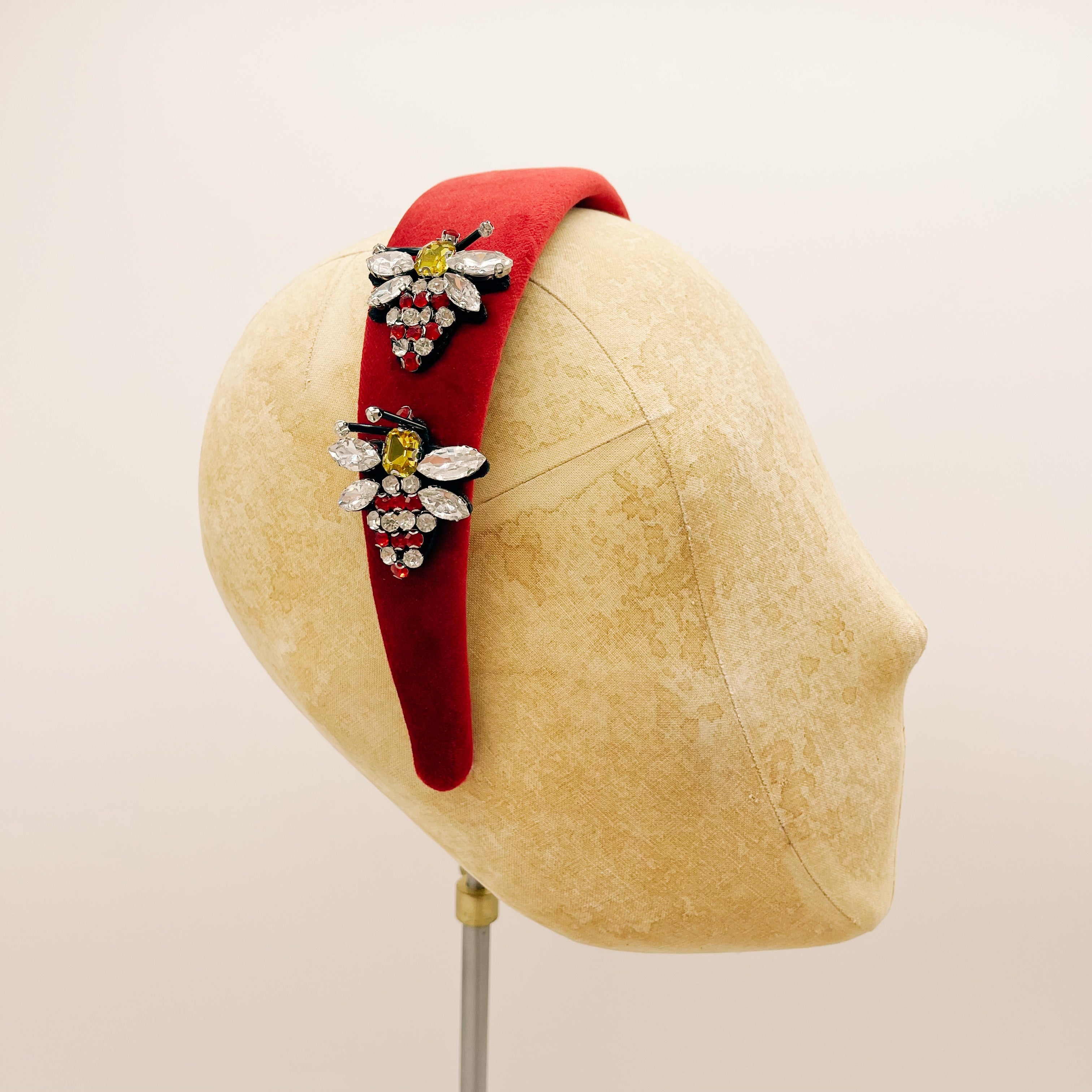 Cerchietto Velluto Red Series #2