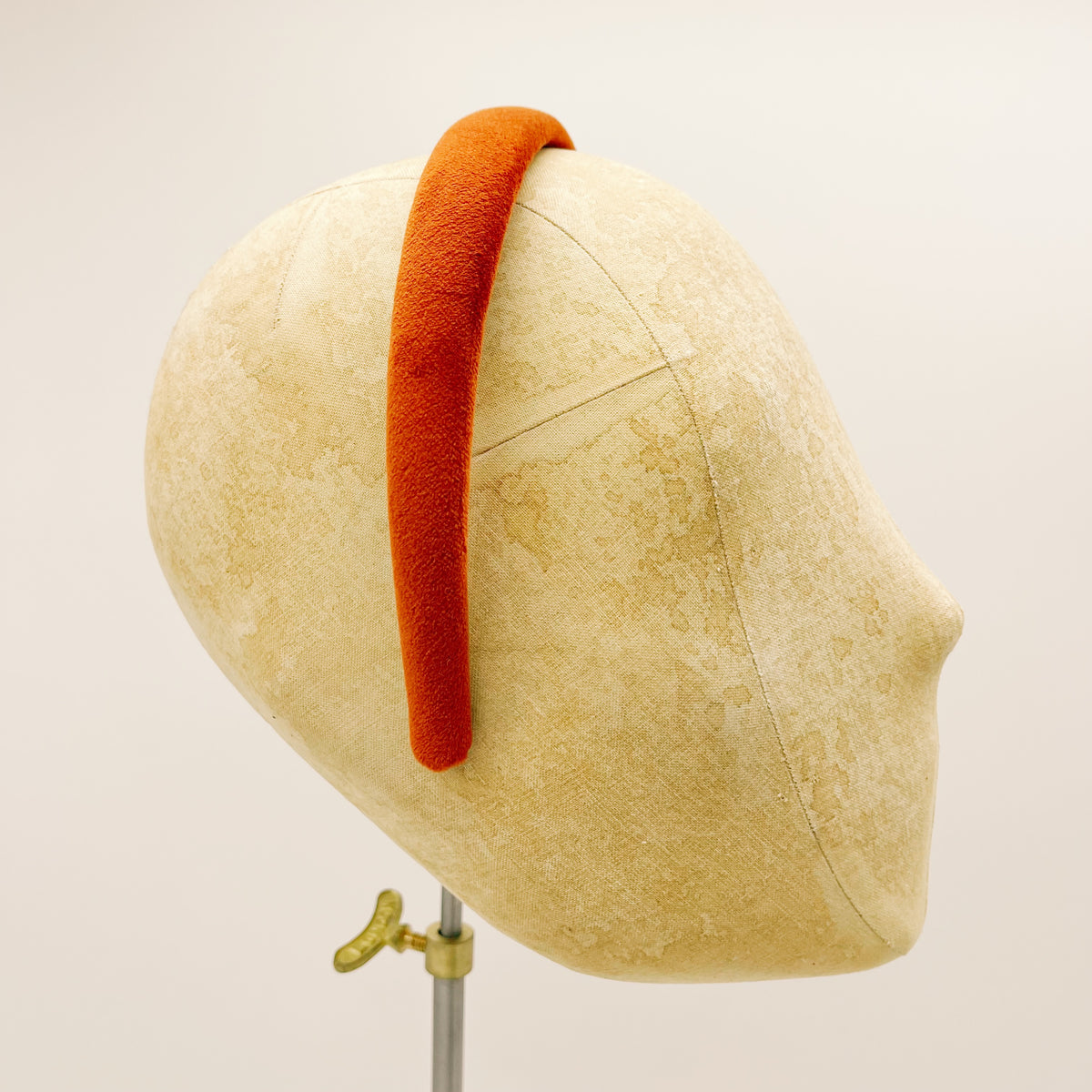 Brick Velvet Headband Mini