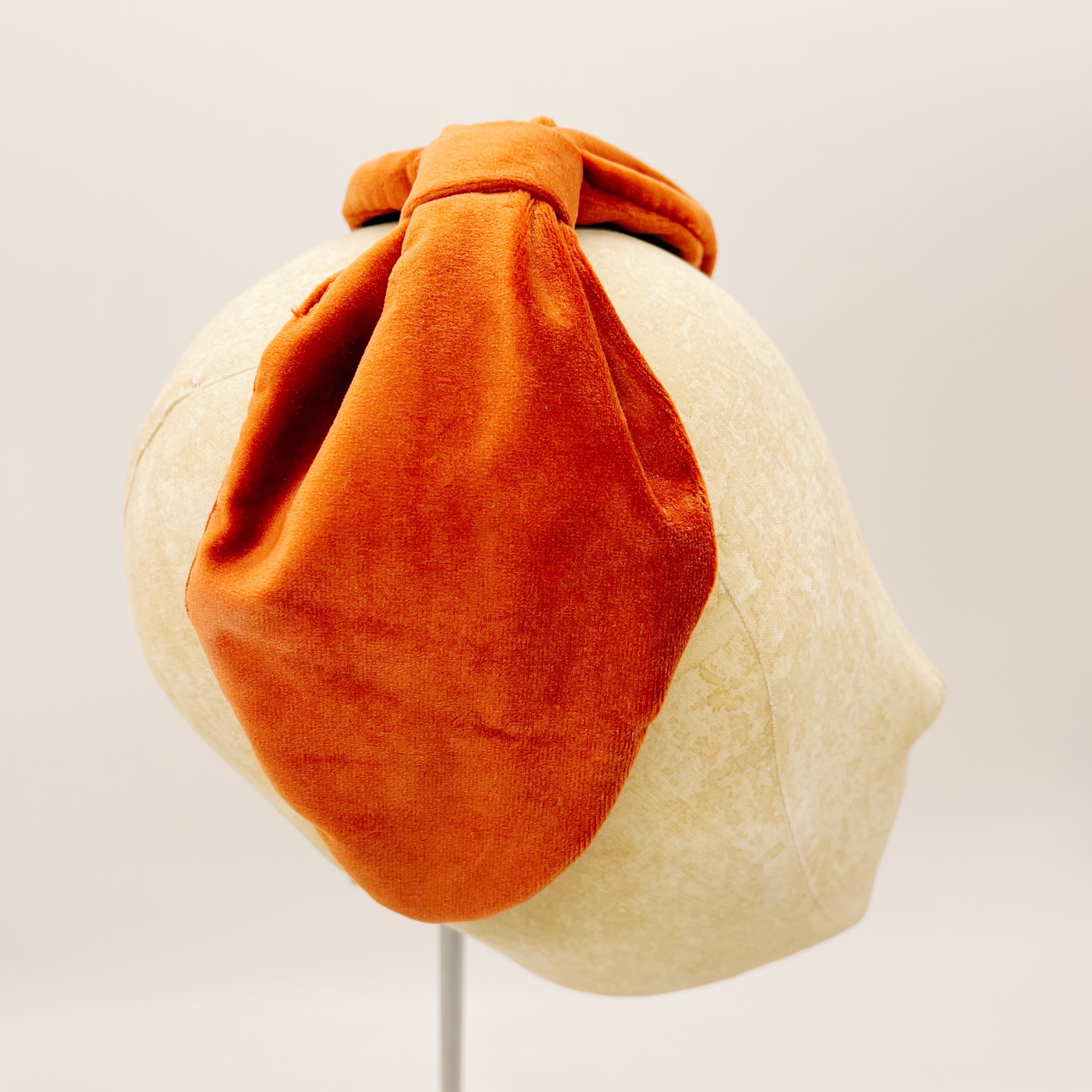 Brick Leaf Velvet Headband