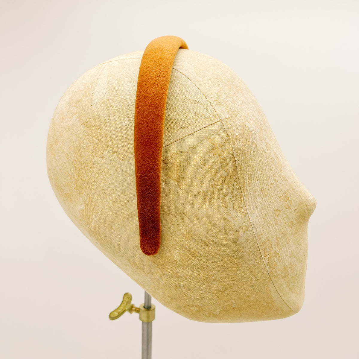 Brown Velvet Mini Headband