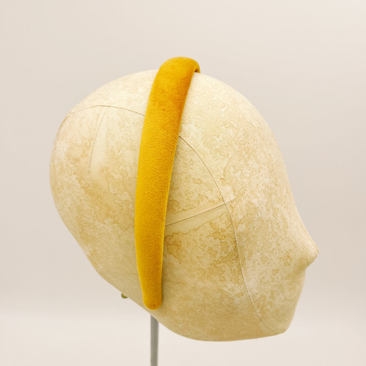 Mini Ochre Velvet Headband