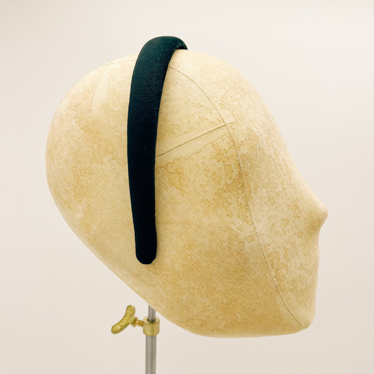 Velvet Mini Black Headband