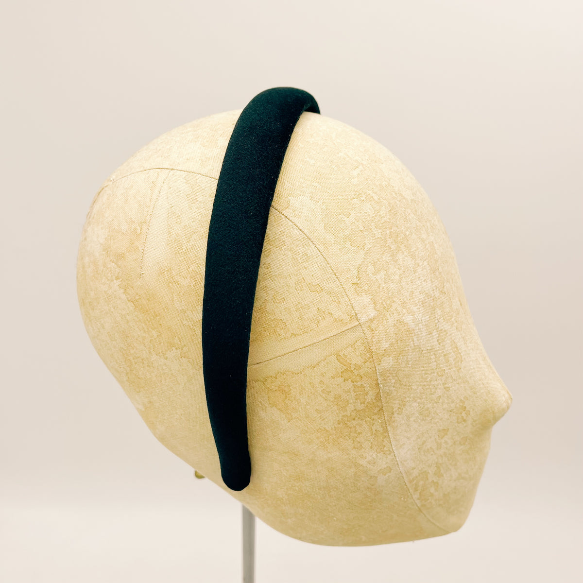 Velvet Mini Black Headband