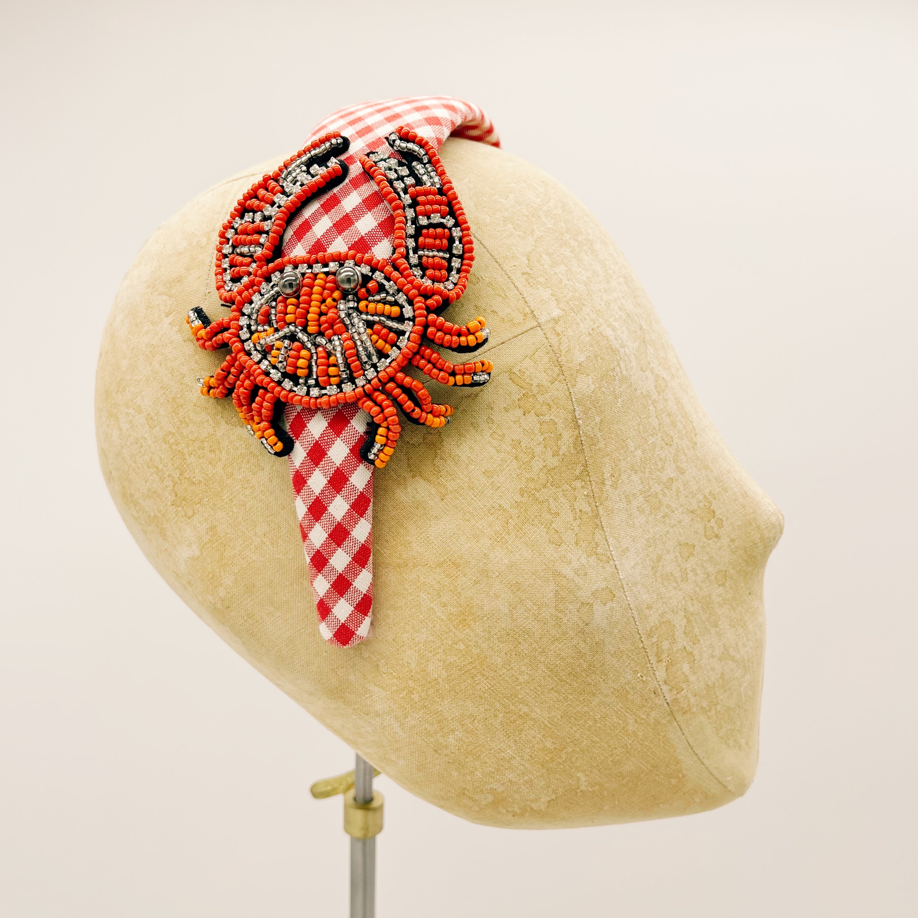 Vichy Red Series Headband #3