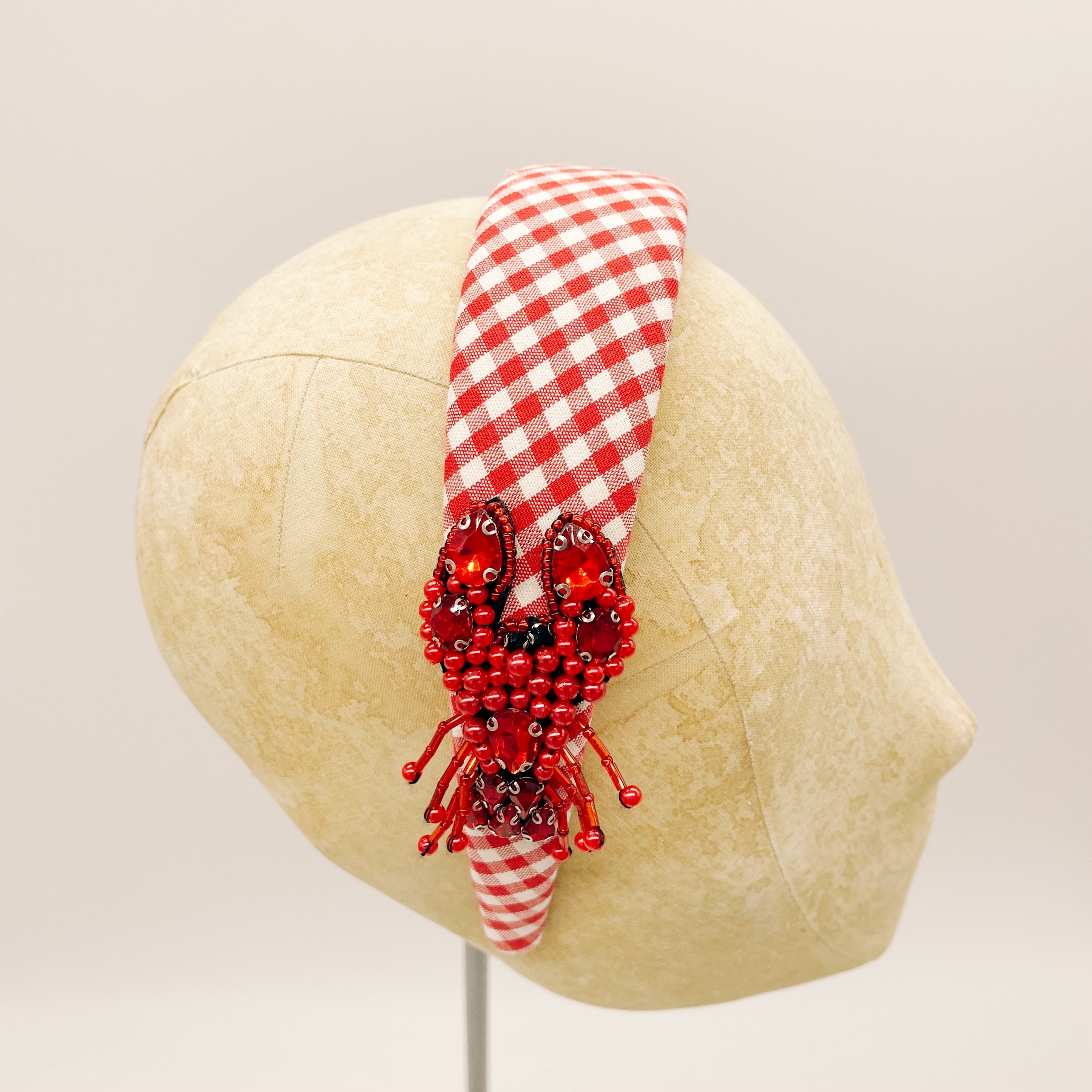 Vichy Red Series Headband #5