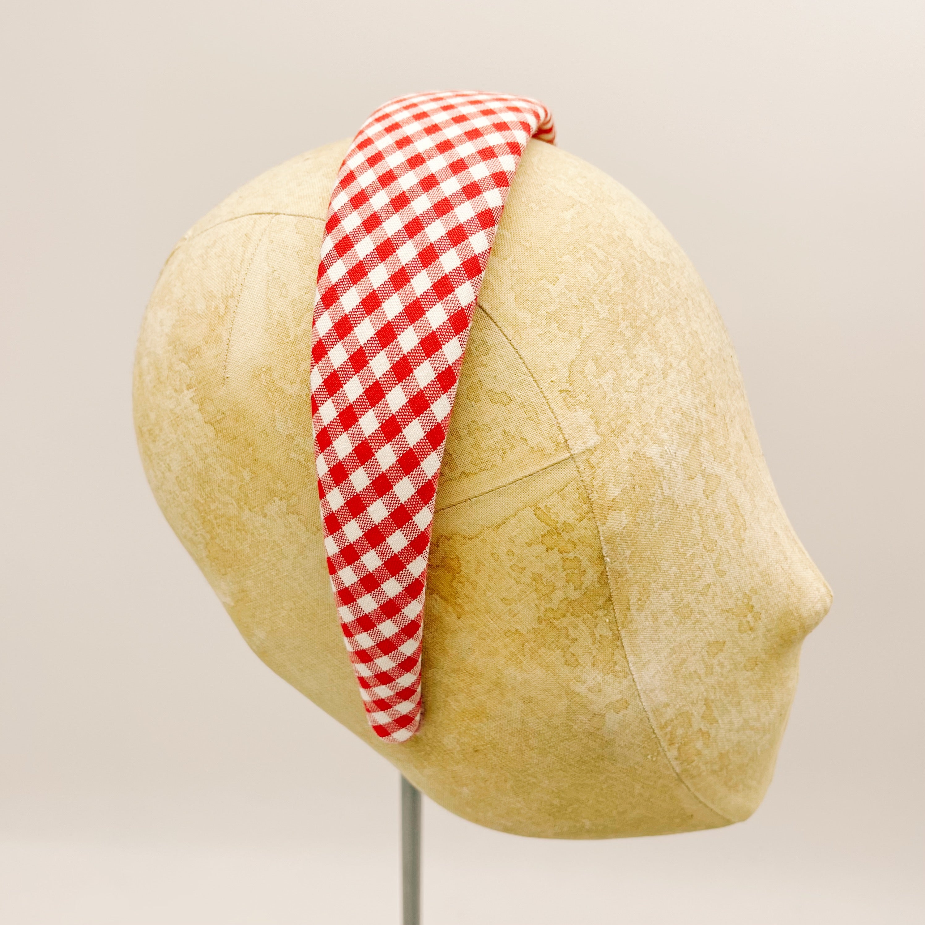 Vichy Red Headband