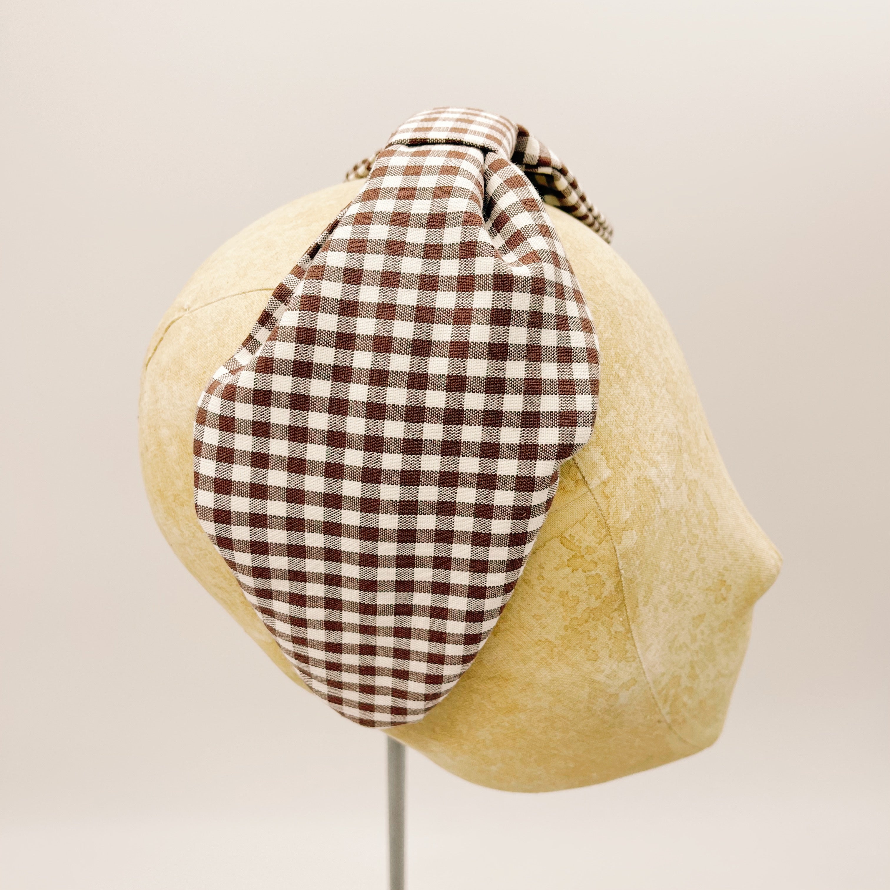 Vichy Brown Leaf Headband