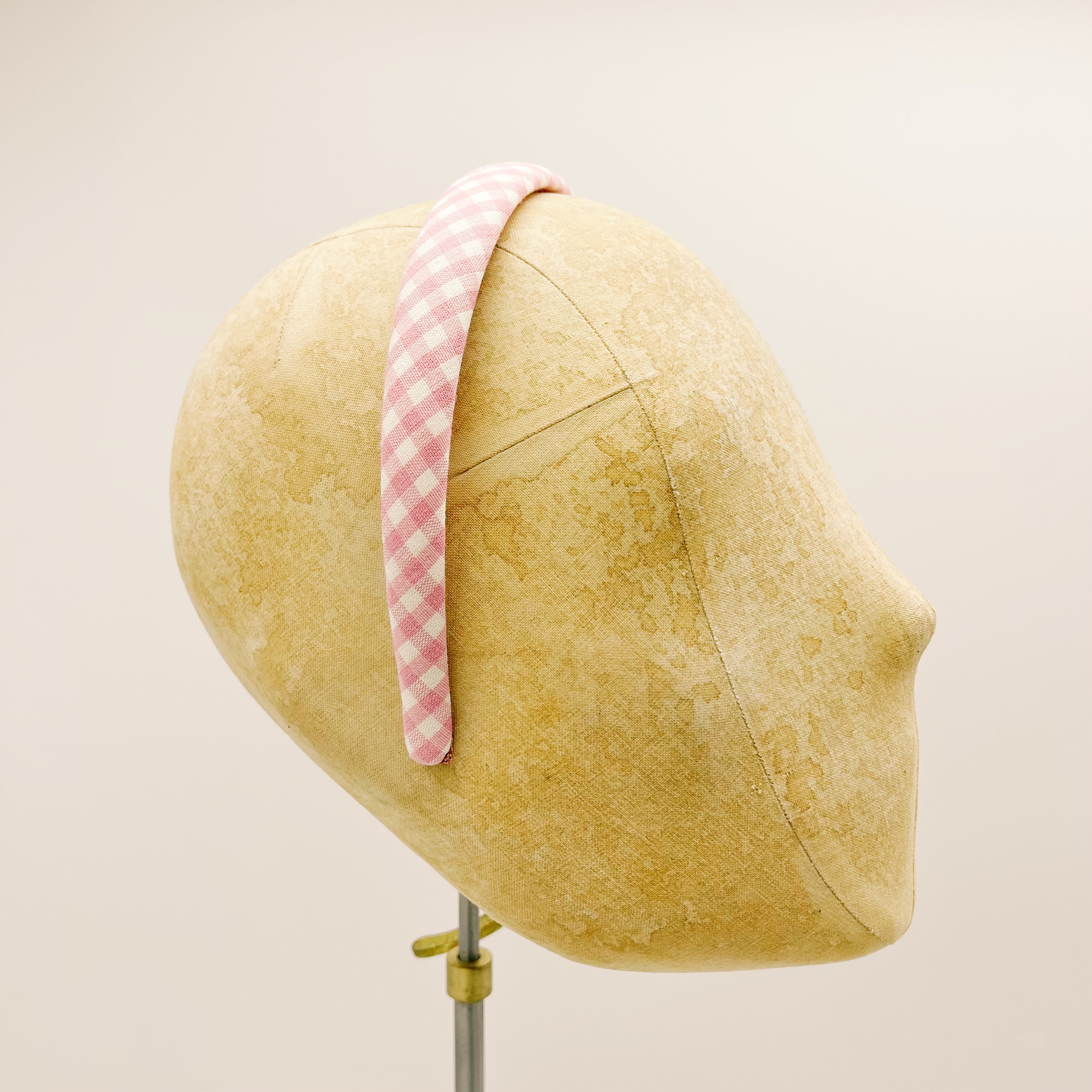 Vichy Pink Mini Headband