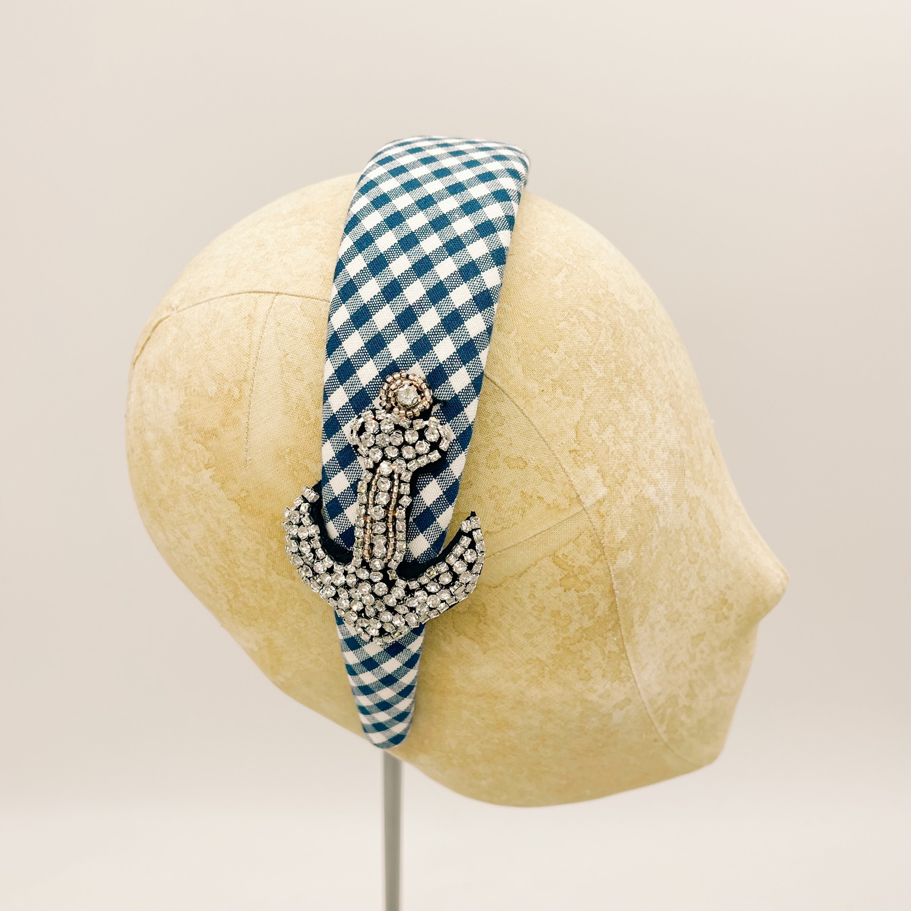 Vichy Blue Series Headband #3