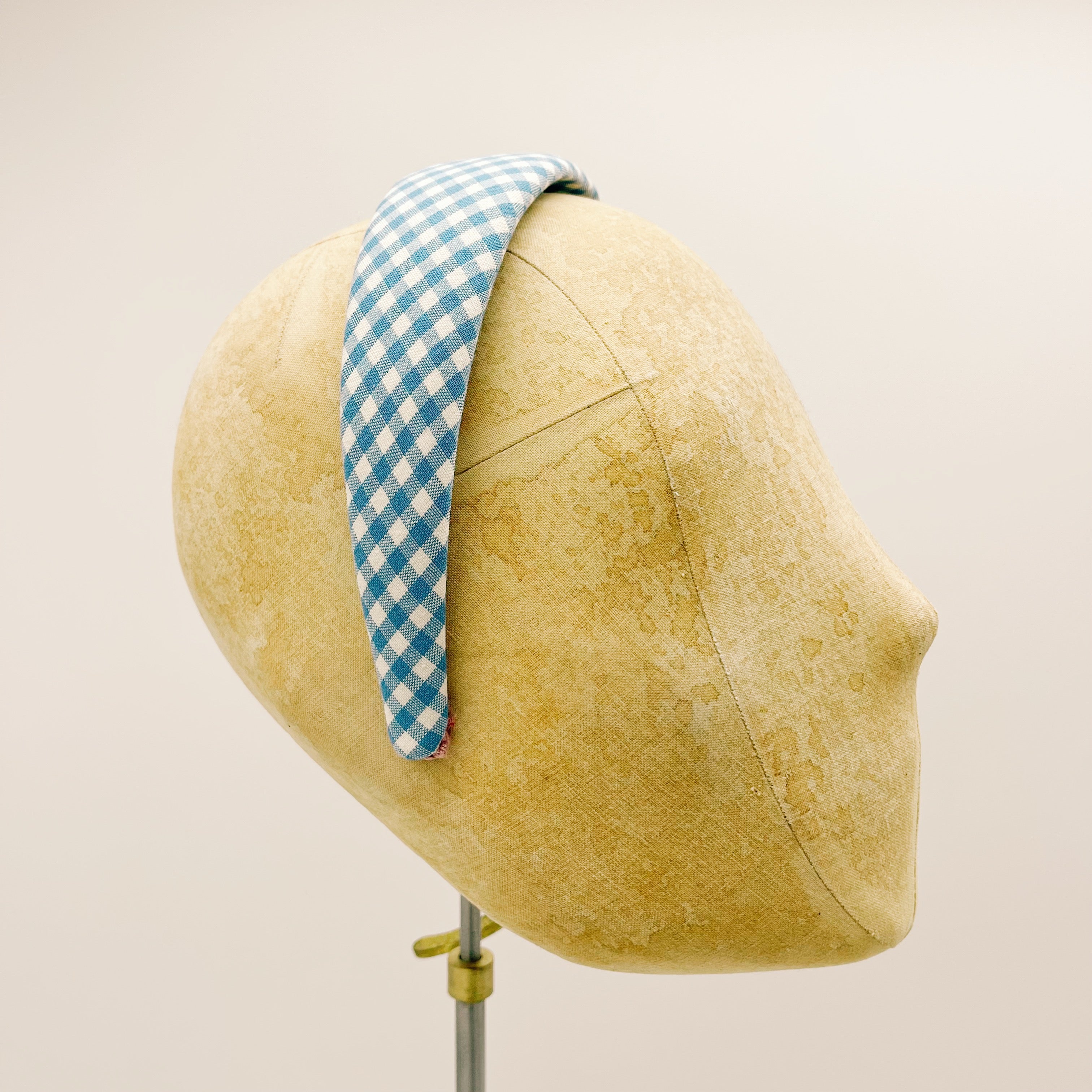 Vichy Light Blue Headband