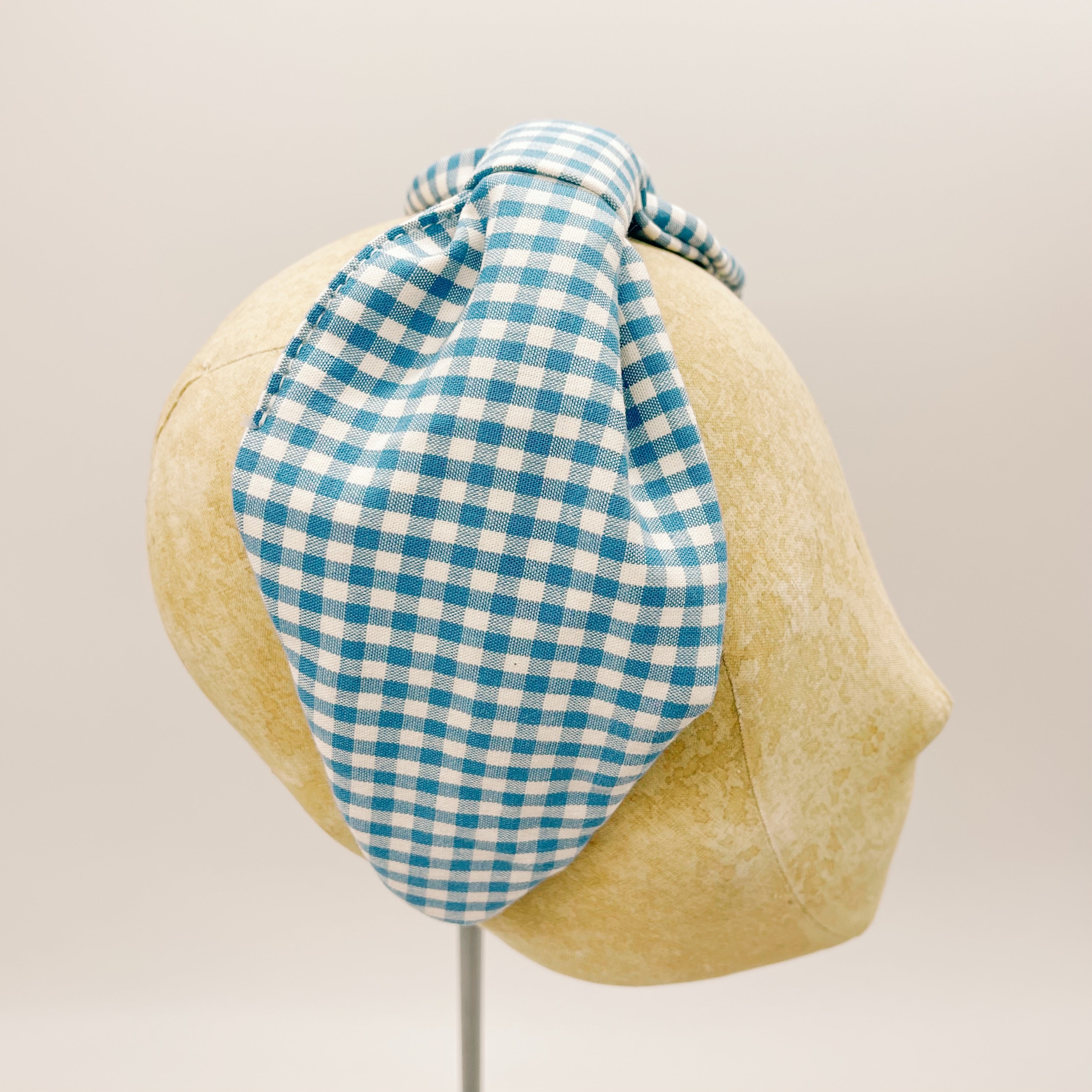 Vichy Light Blue Leaf Headband